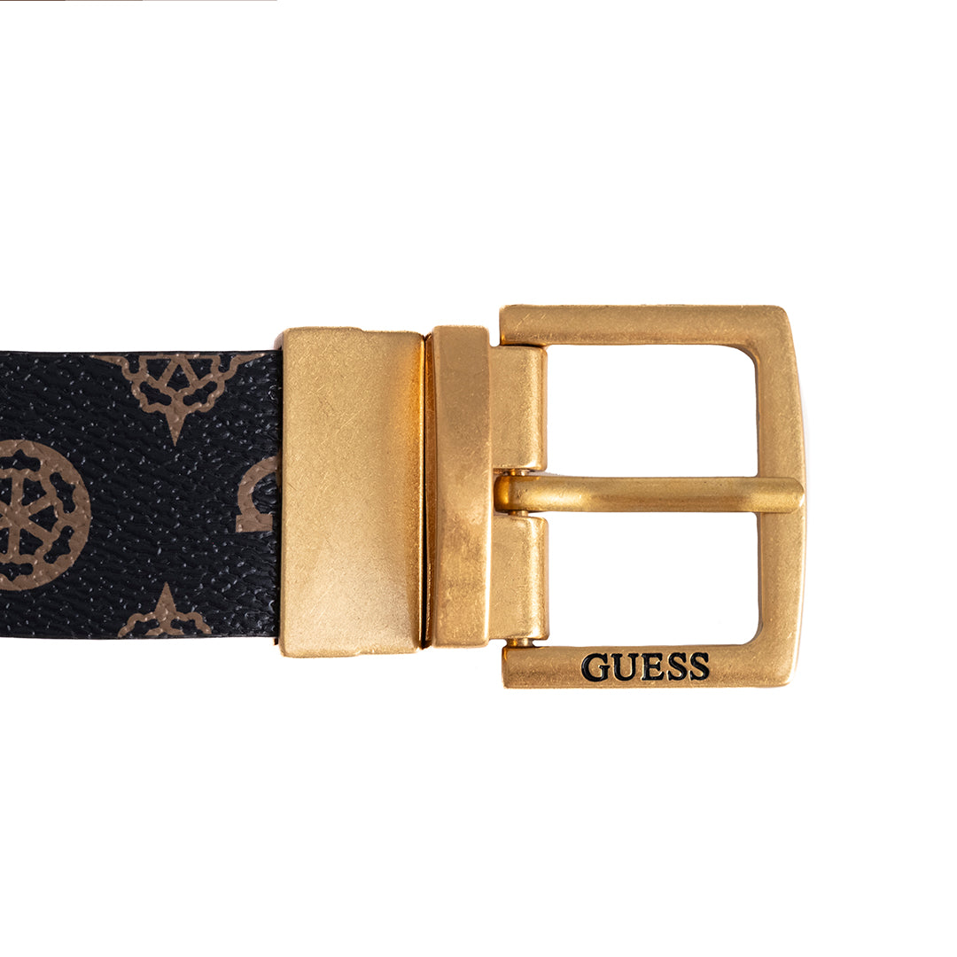 Guess Cintura Monogram Marrone