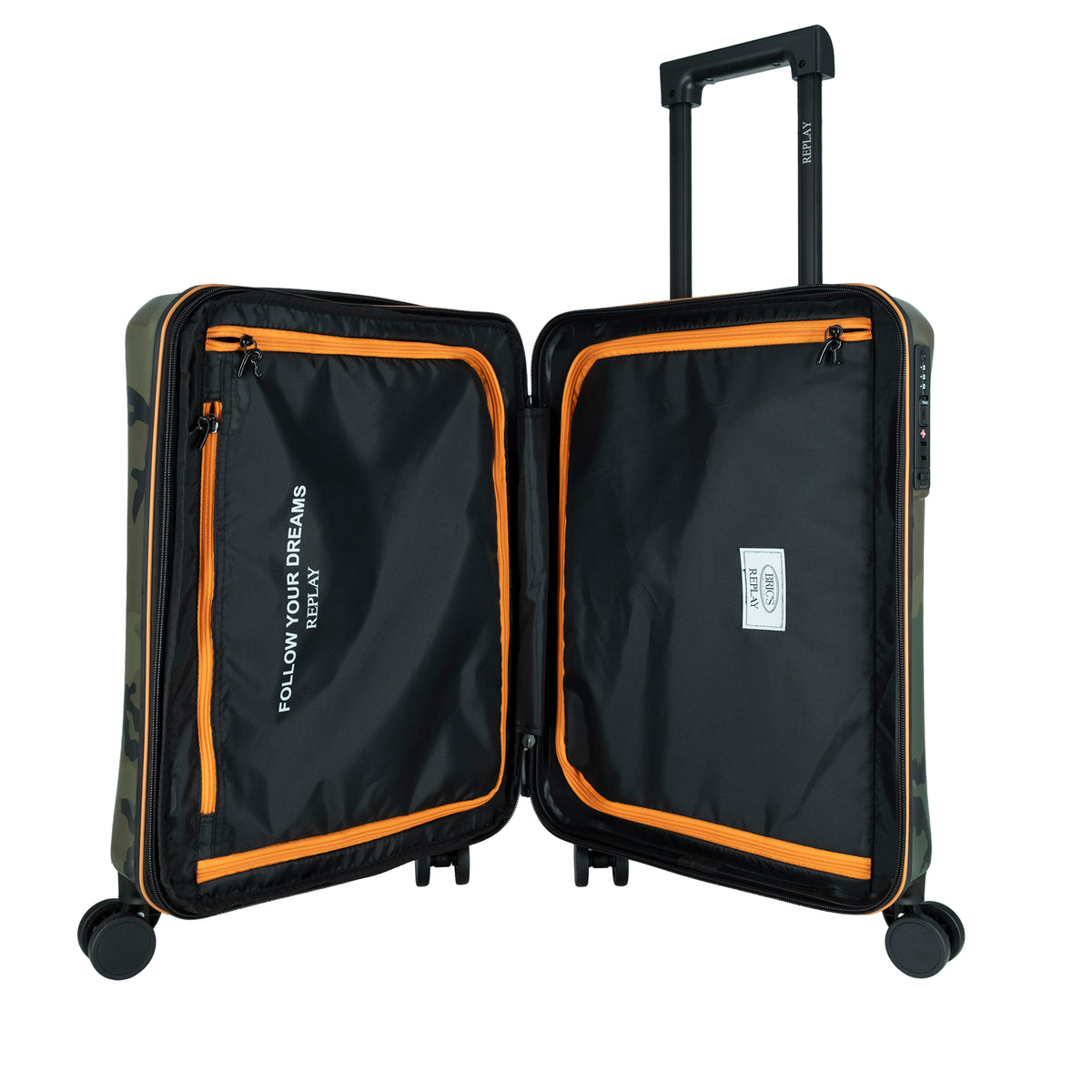 Bric's Replay Trolley S Camouflage (38,5x55x20/24 cm)