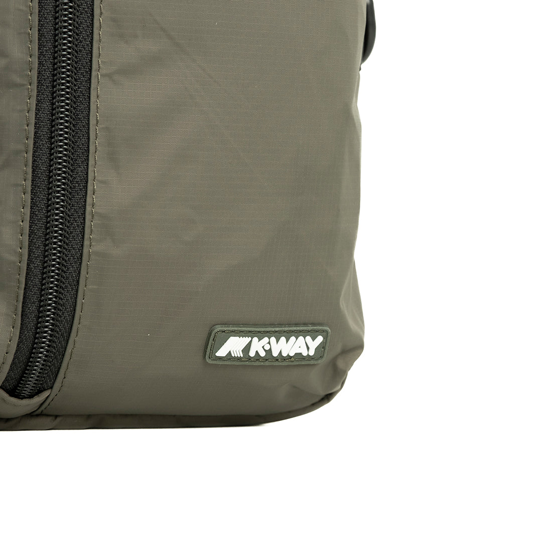 K-Way Borsa a Spalla Barbiton Green Blackish