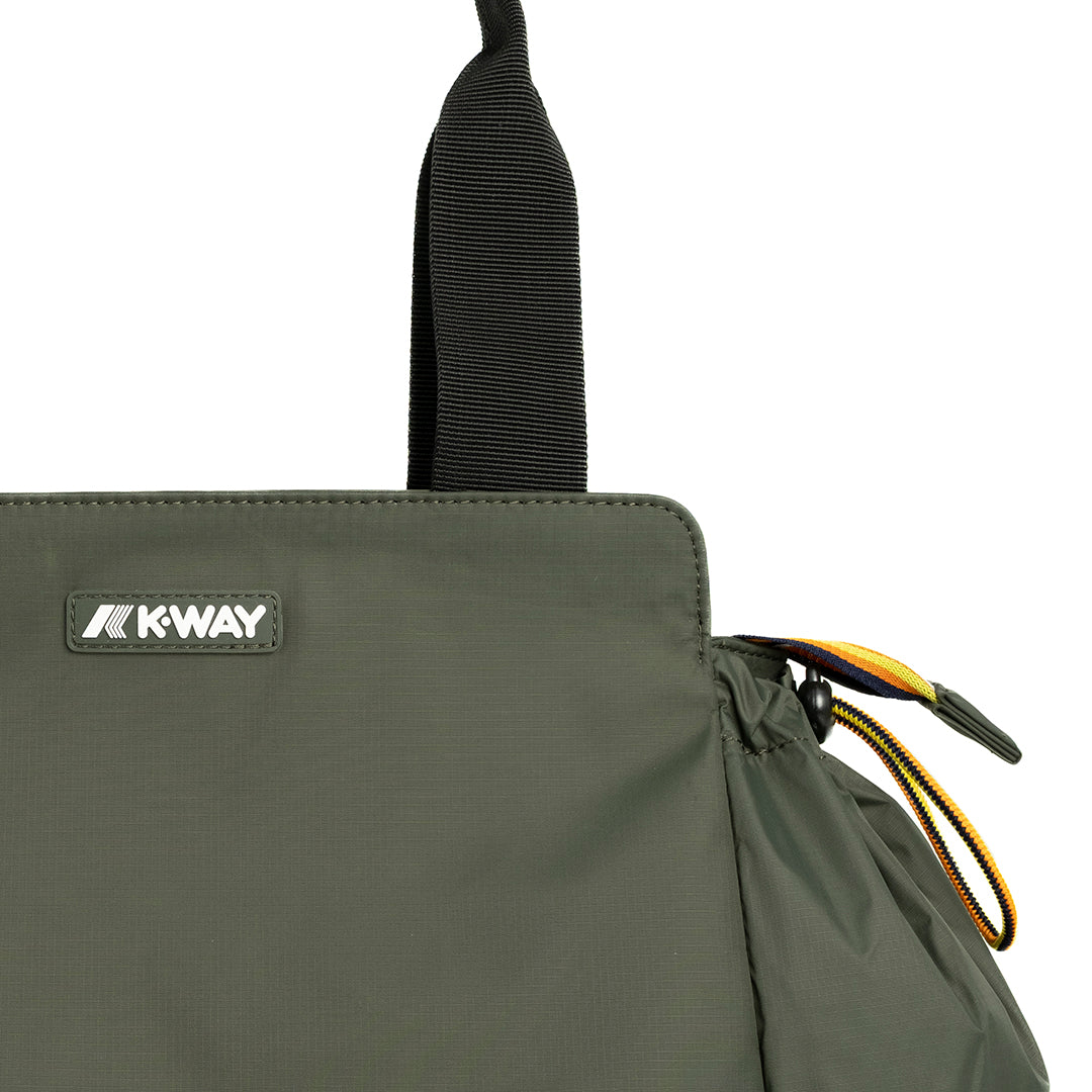 K-Way Borsa Tote Aisy Green Blackish