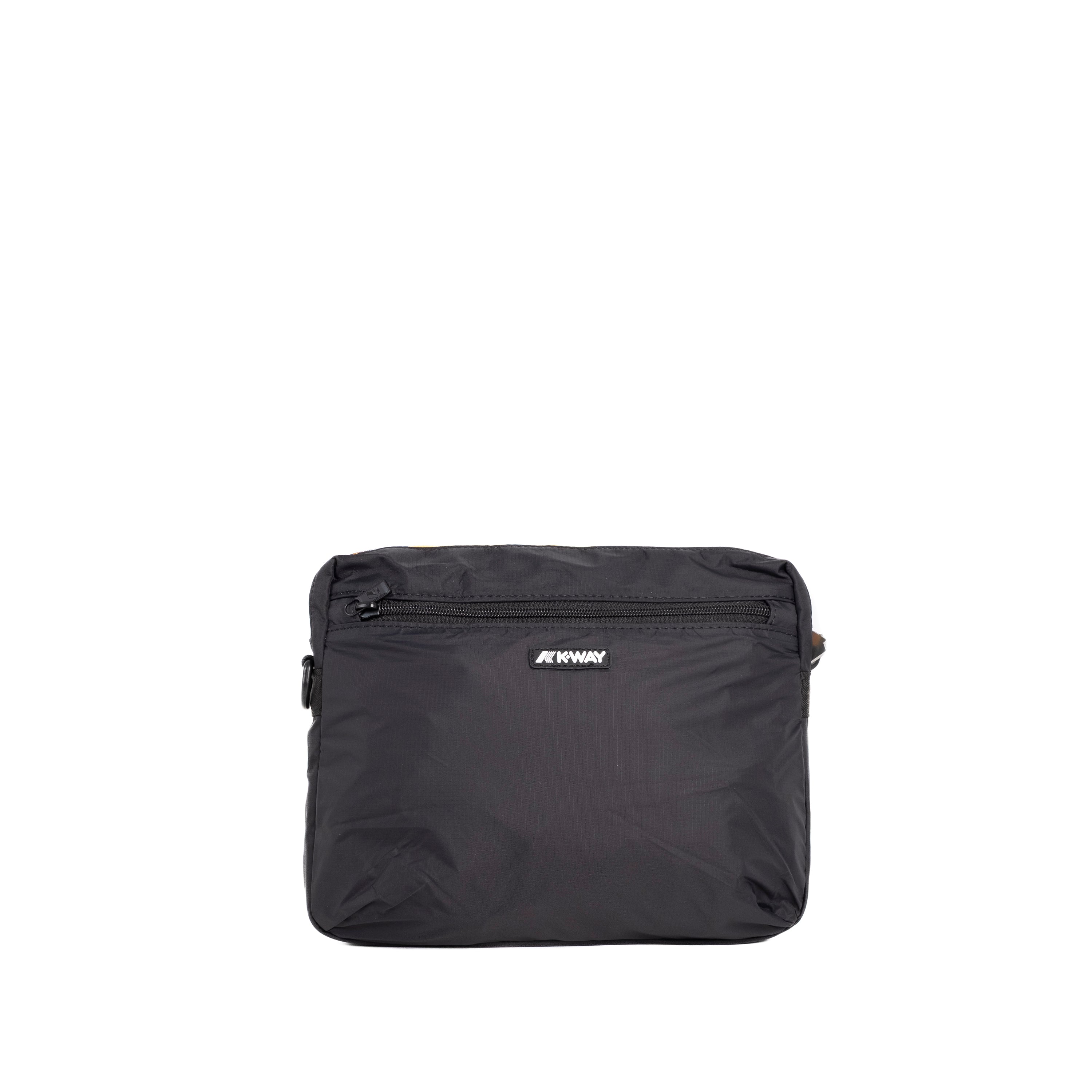 K-Way Borsa a Tracolla Moire Black Pure
