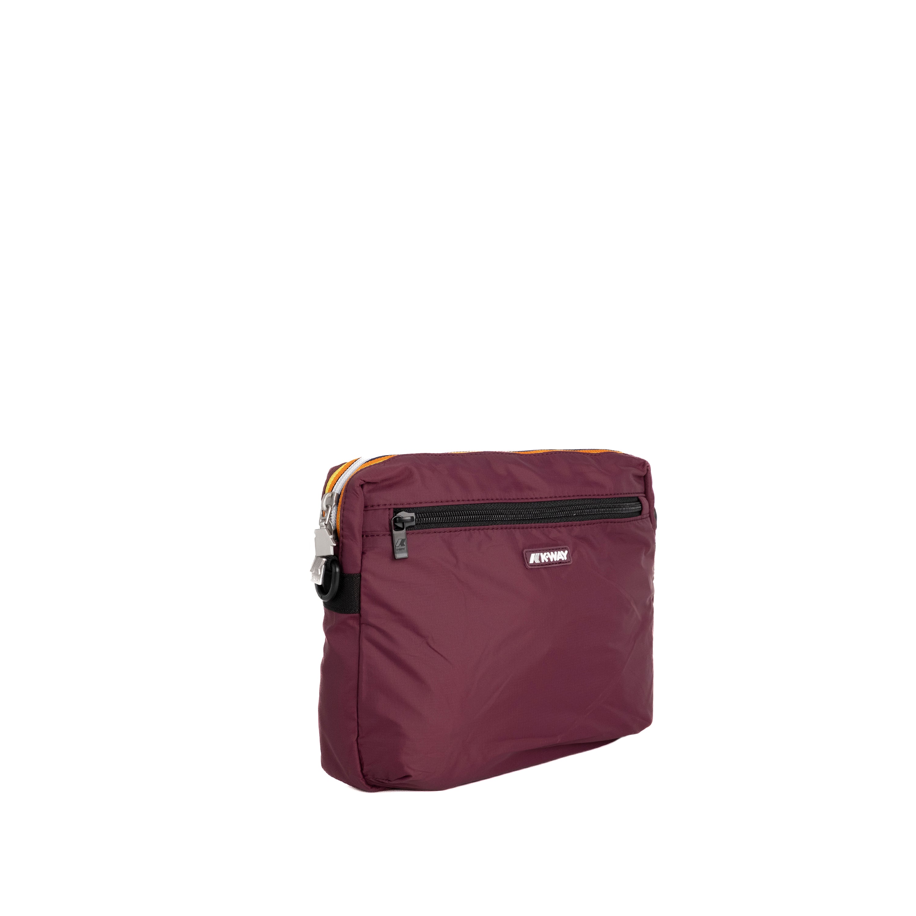 K-Way Borsa a Tracolla Moire Violet Mauve Wine