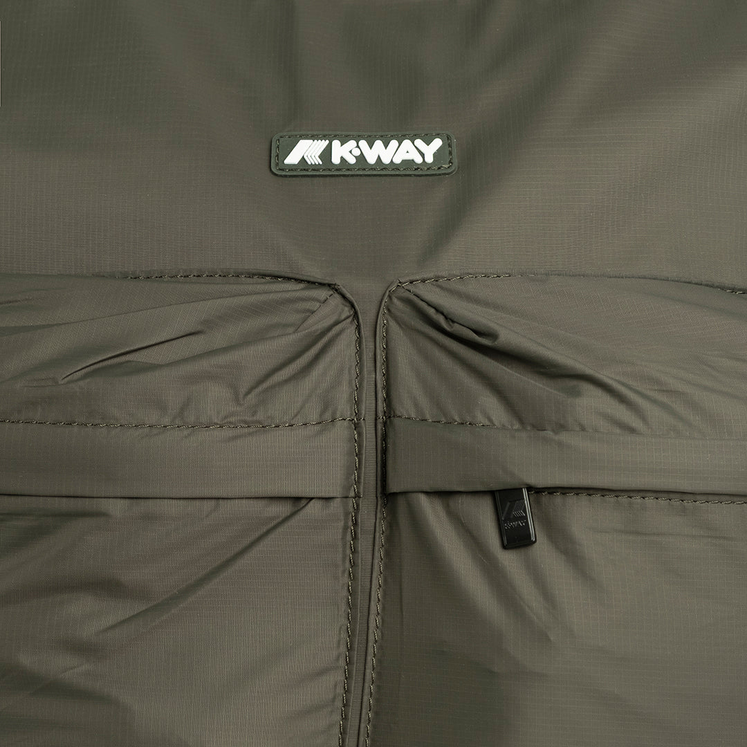 K-Way Shopping Bag Noam Green Black