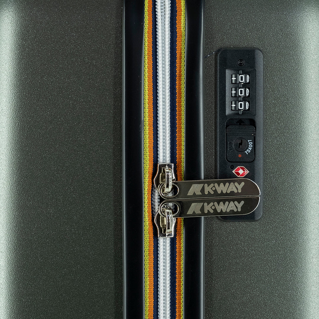 K-way Trolley Eudoxie Logo Green Blackish