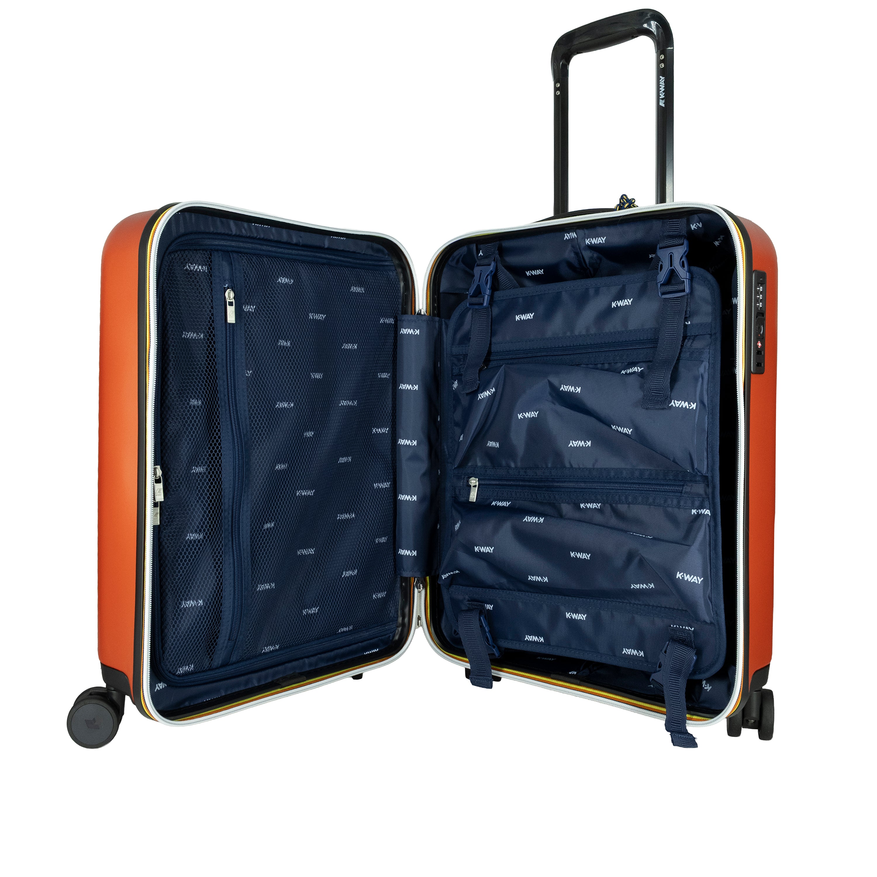 K-way Trolley Eudoxie Logo Orange Brownish