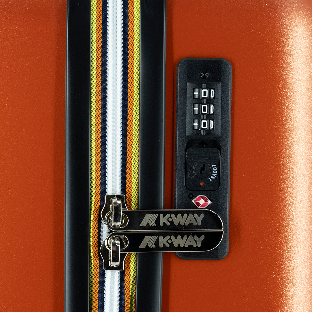 K-way Trolley Eudoxie Logo Orange Brownish