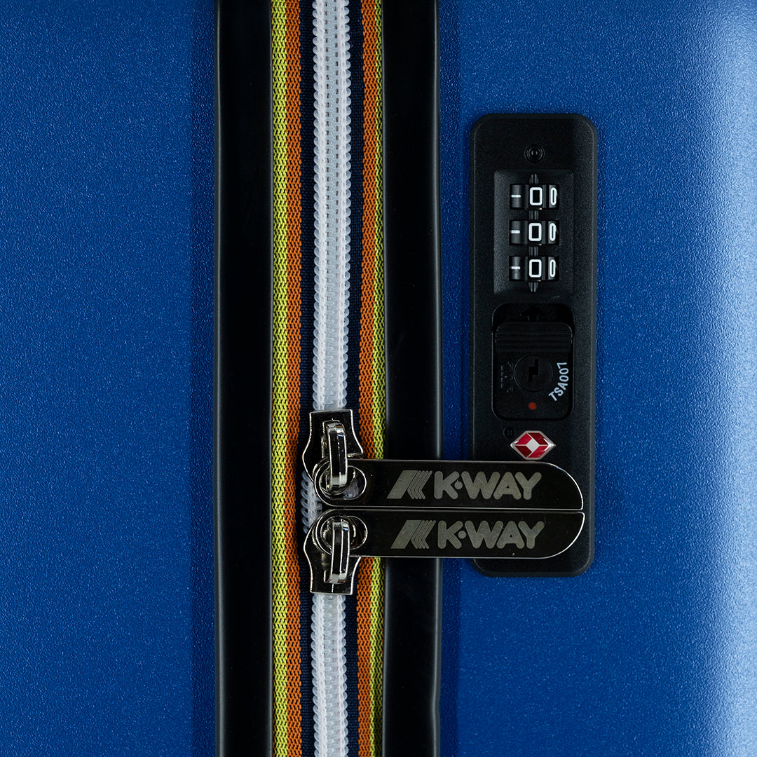 K-way Trolley Eudoxie Logo Blue Royale Marine