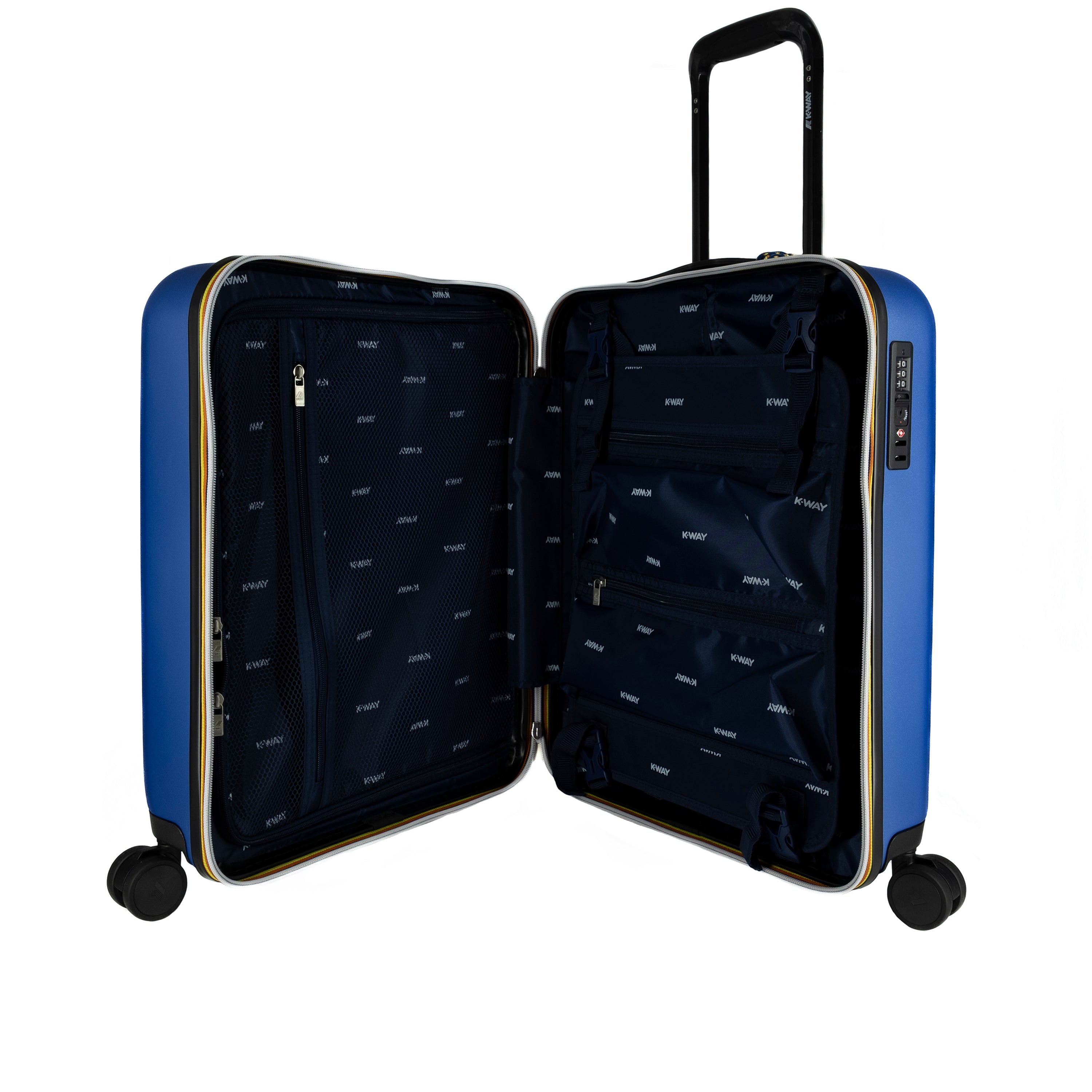 K-way Trolley Eudoxie Logo Blue Royale Marine