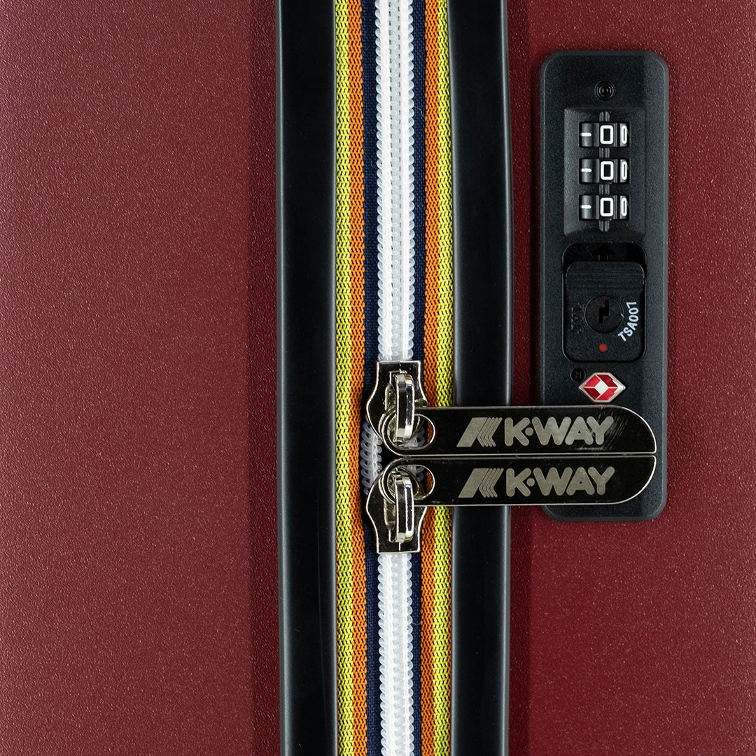 K-way Trolley Eudoxie Logo Red Syrah