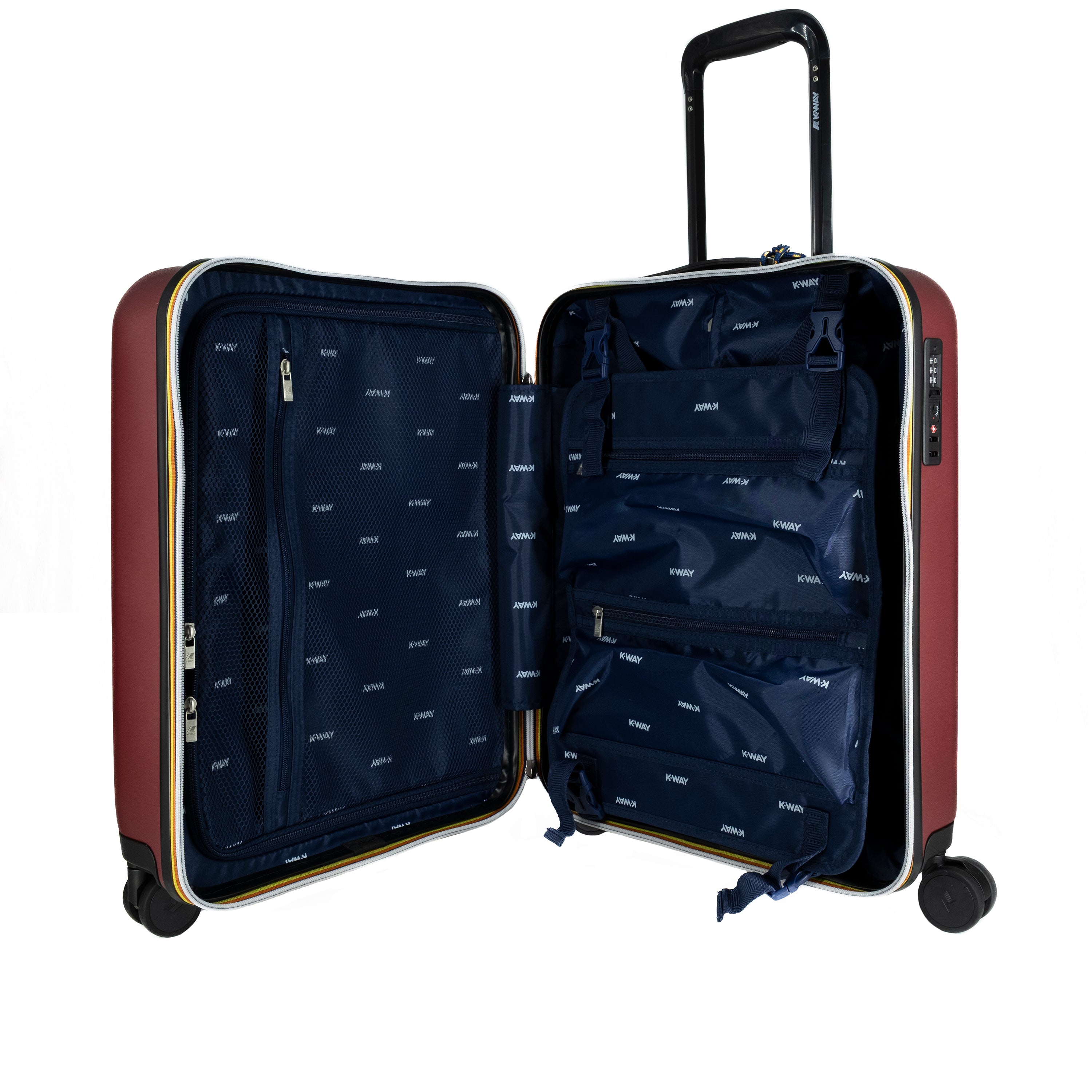 K-way Trolley Eudoxie Logo Red Syrah