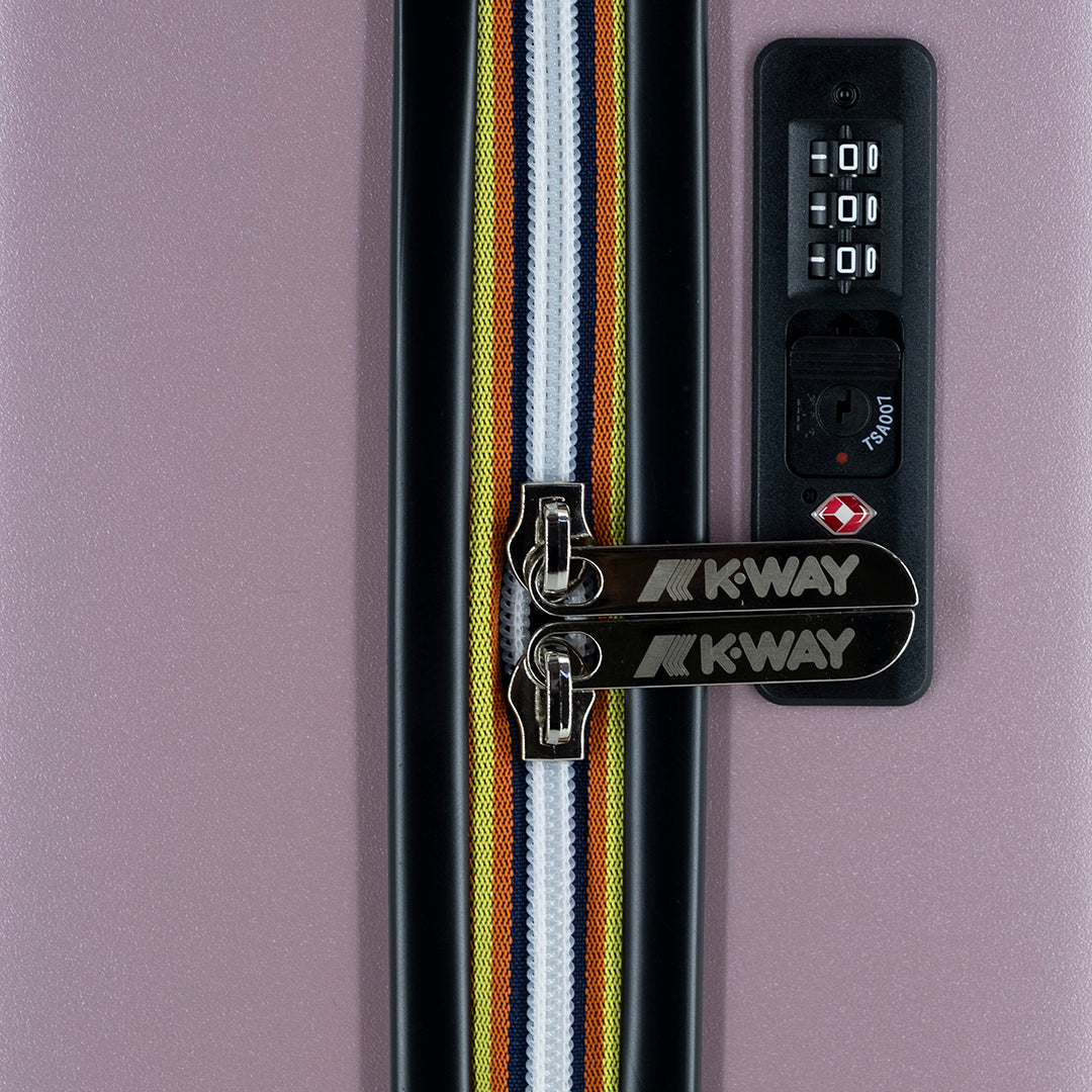 K-way Trolley Eudoxie Logo Rose Pinkish