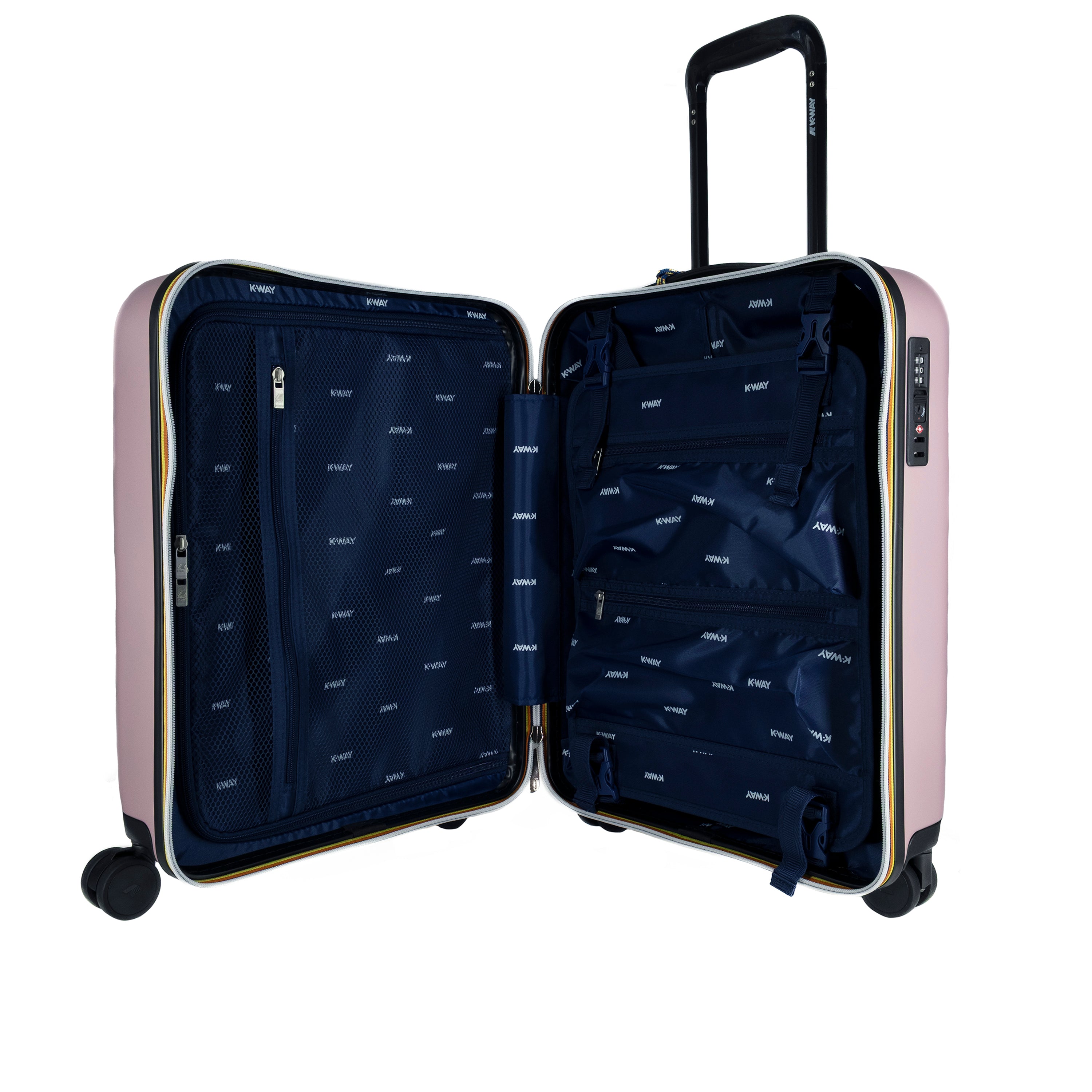 K-way Trolley Eudoxie Logo Rose Pinkish