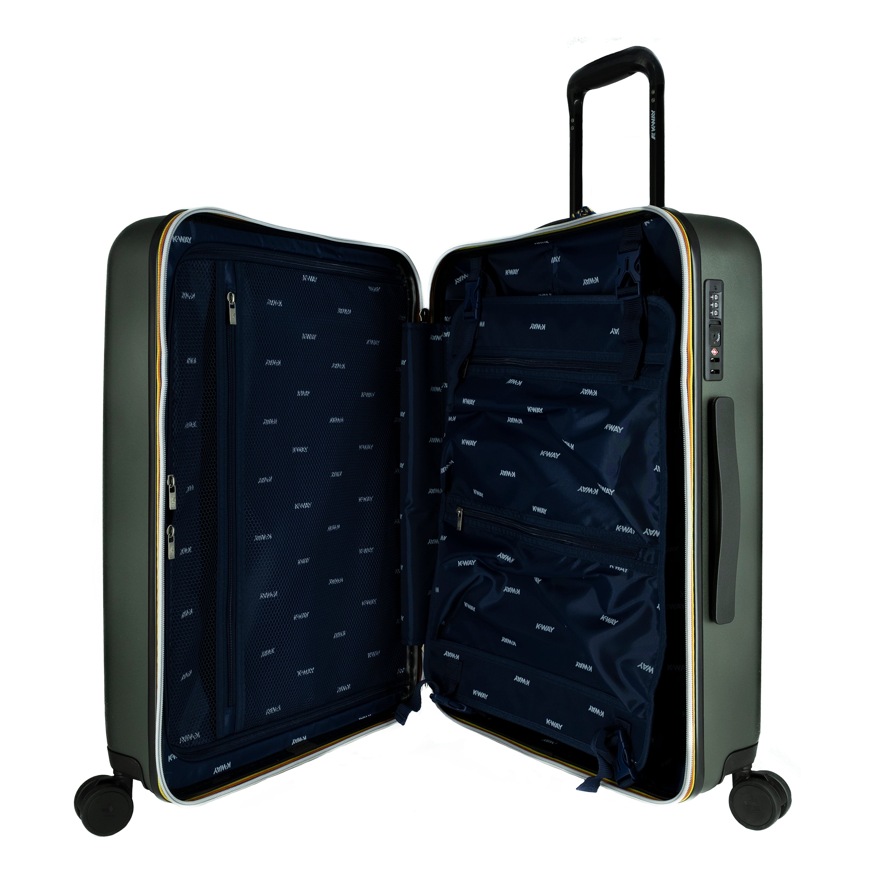 K-way Trolley Eudoxieur Logo Green Blackish