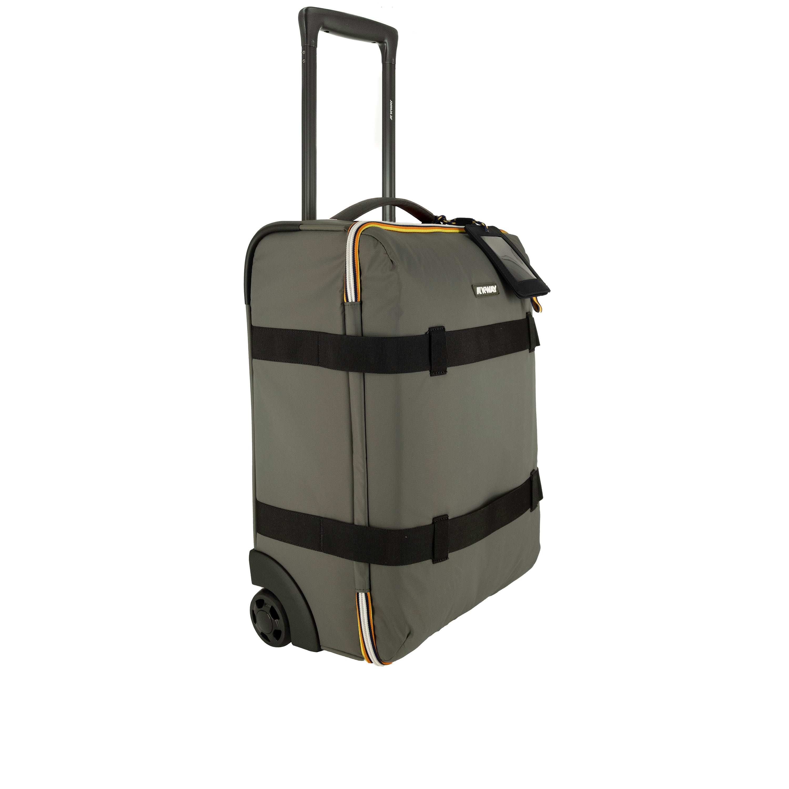 K-Way Trolley Blossac S Verde Blackish e Nero