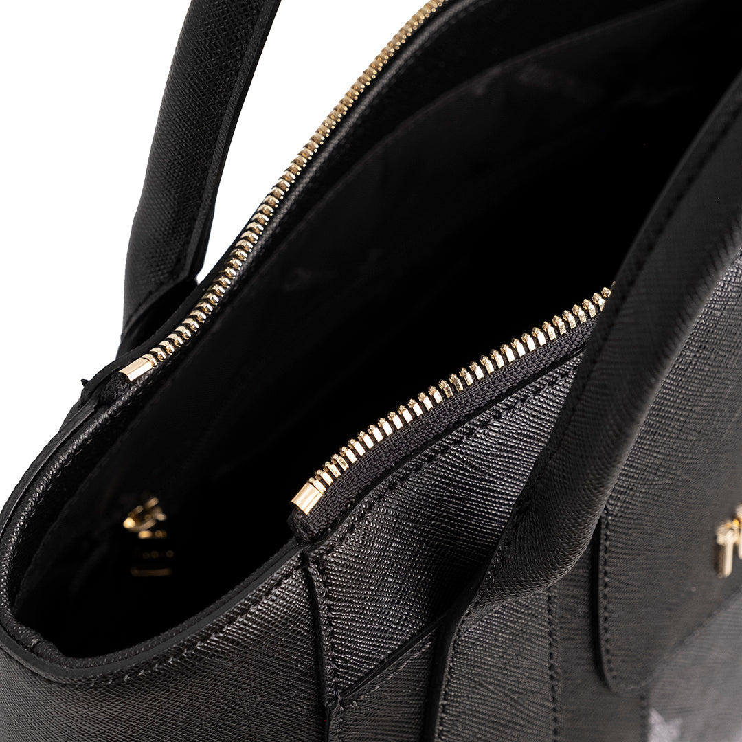 Alviero Martini Prima Classe Borsa a Mano Grande c/Tracolla Nero