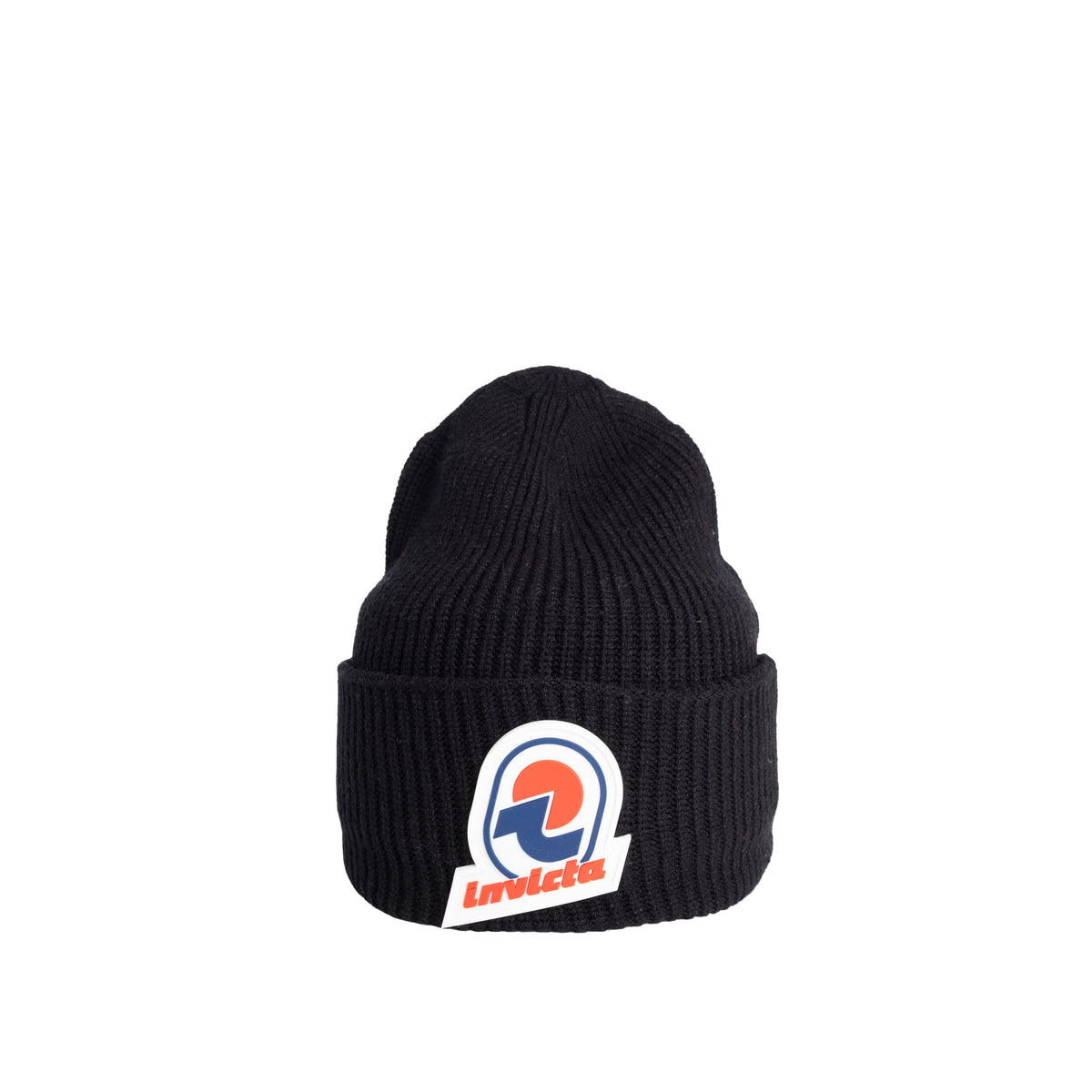 Invicta Cappello Modello Beanie a Coste Nero