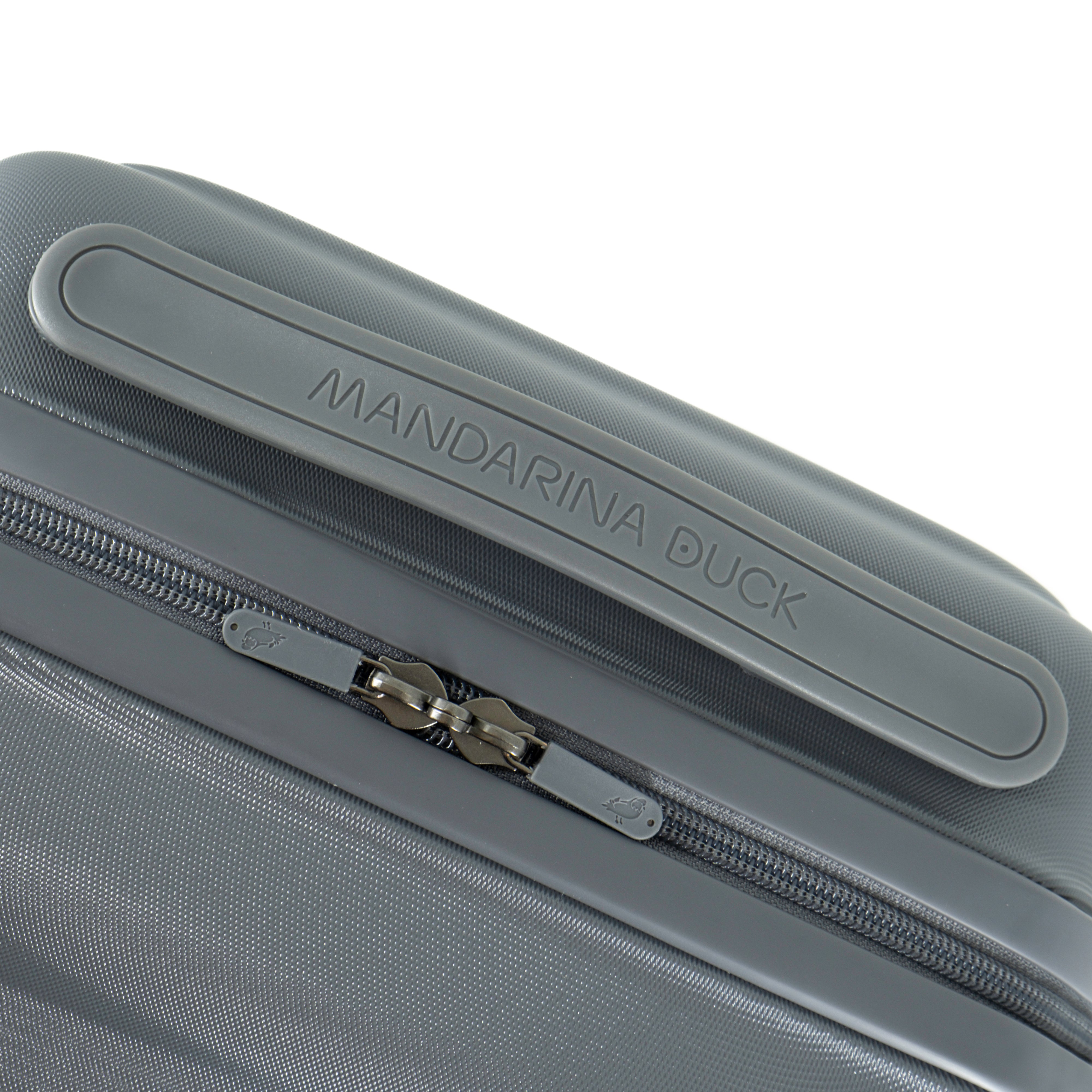 Mandarina Duck Beauty Case con Logo Duck Perla