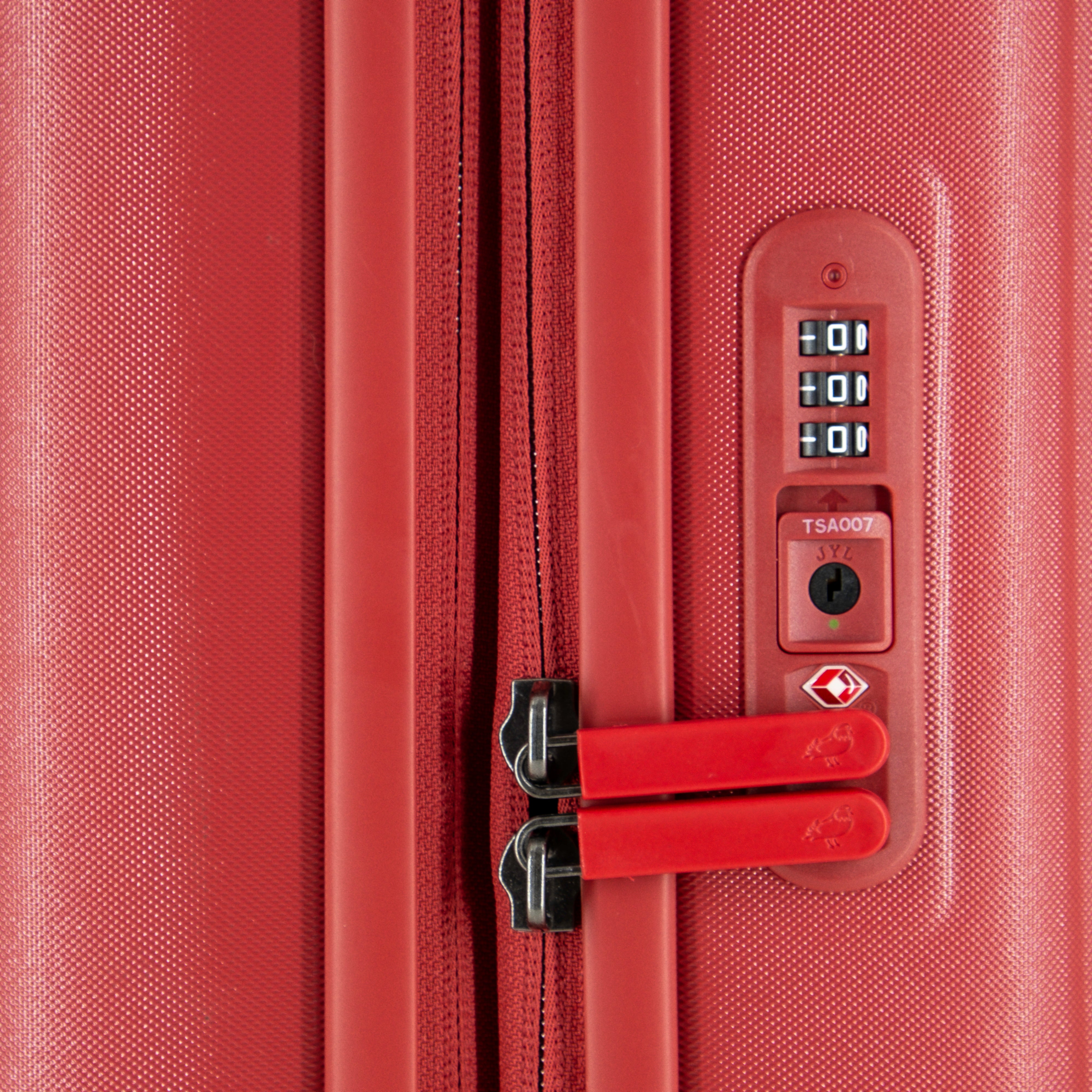 Mandarina Duck Trolley Cabin "Global" Espandibile con Logo Duck Rosso Minerale (32,5/36,5 l)
