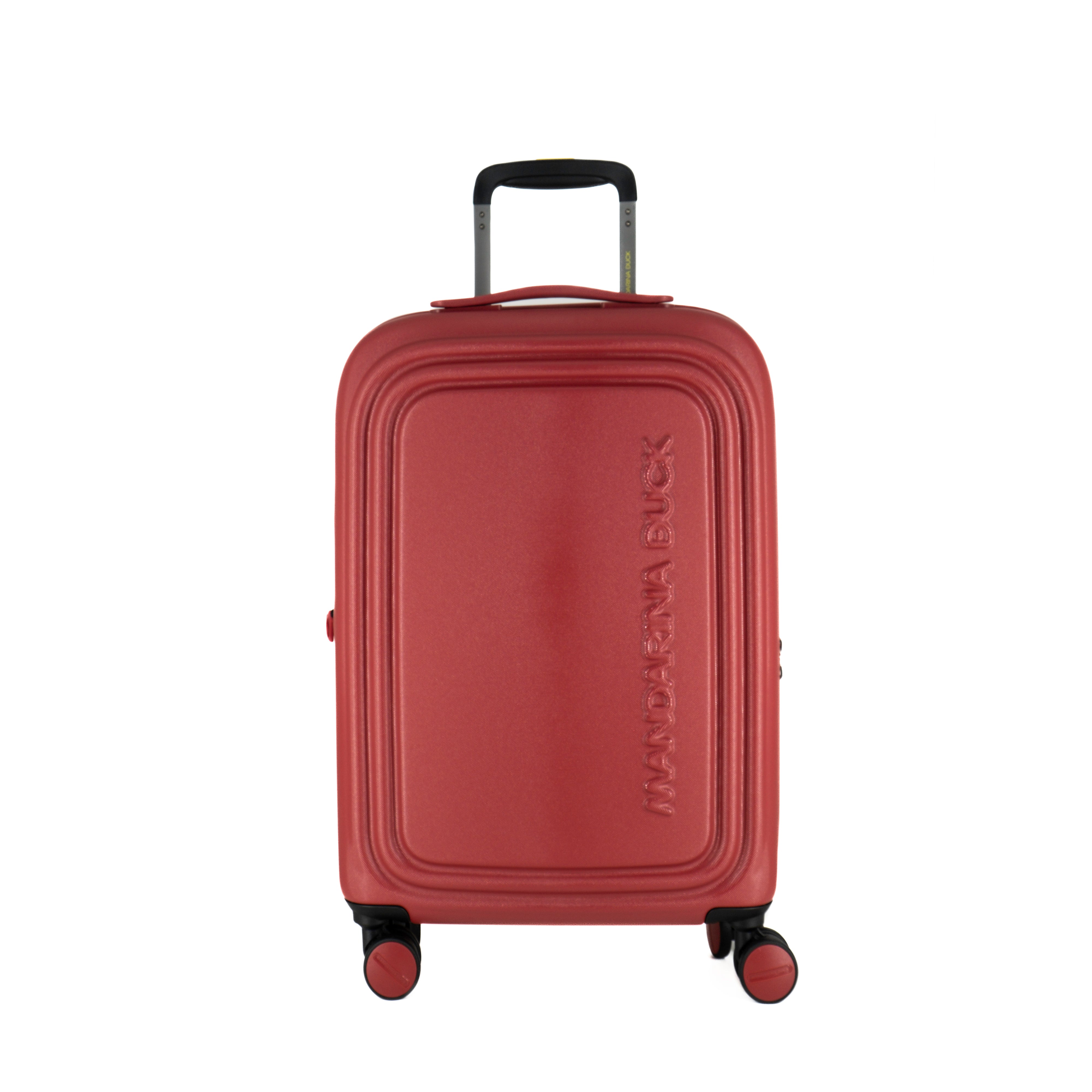 Mandarina Duck Trolley Cabin "flyer" Espandibile con Logo Duck Rosso Minerale (34/41 l)
