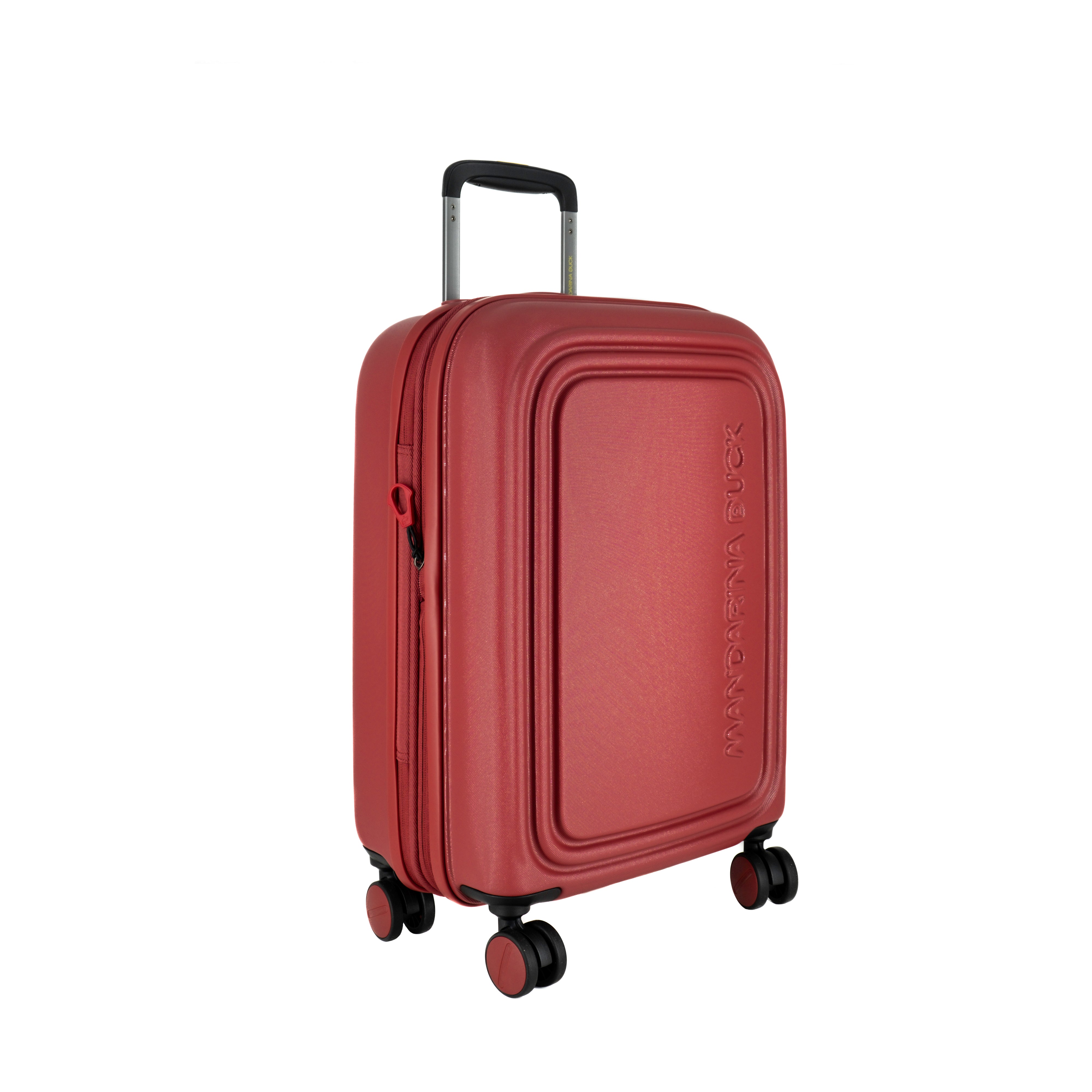 Mandarina Duck Trolley Cabin "flyer" Espandibile con Logo Duck Rosso Minerale (34/41 l)