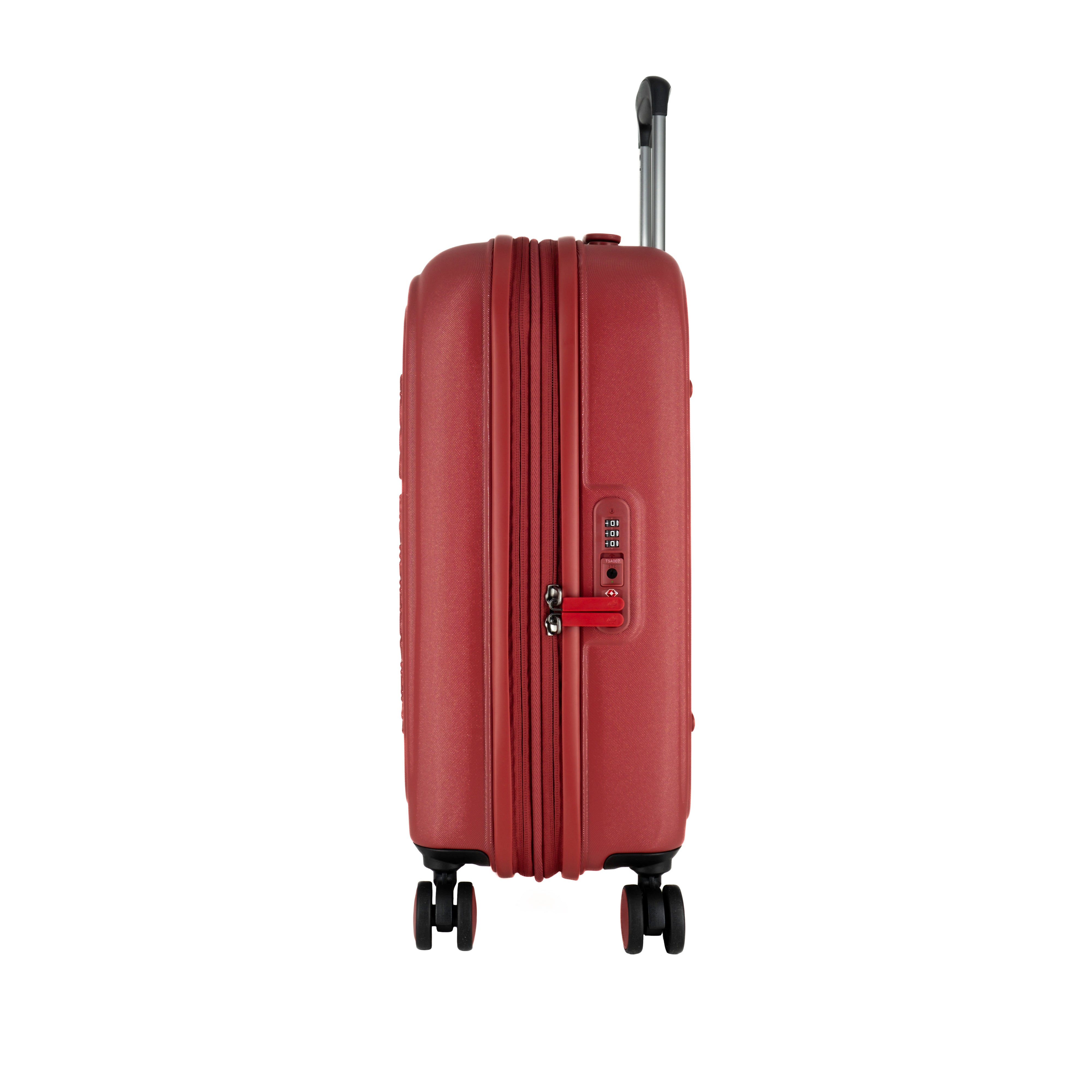 Mandarina Duck Trolley Cabin "flyer" Espandibile con Logo Duck Rosso Minerale (34/41 l)