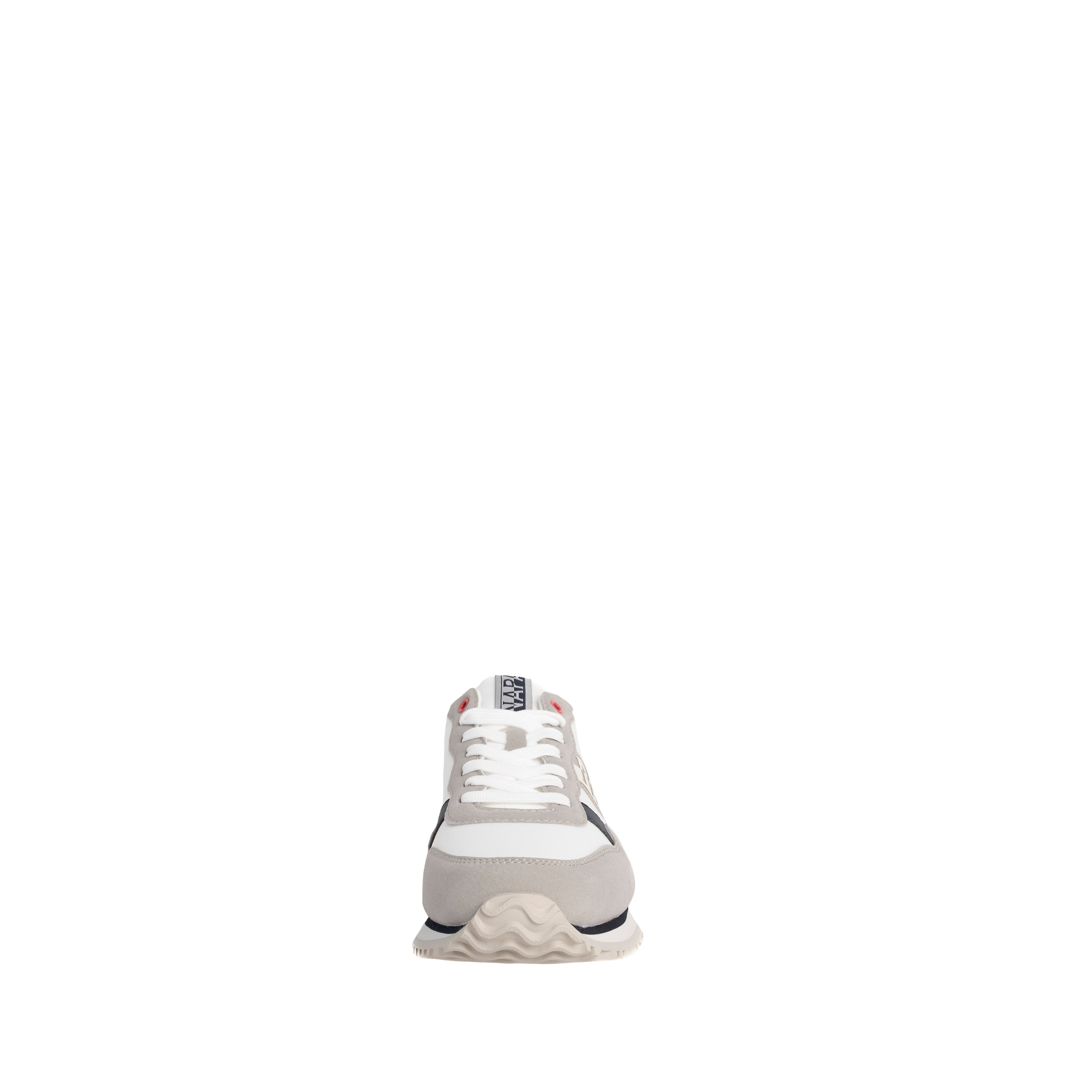 Napapijri Uomo Sneakers Cosmos in Nylon Bianca e Navy