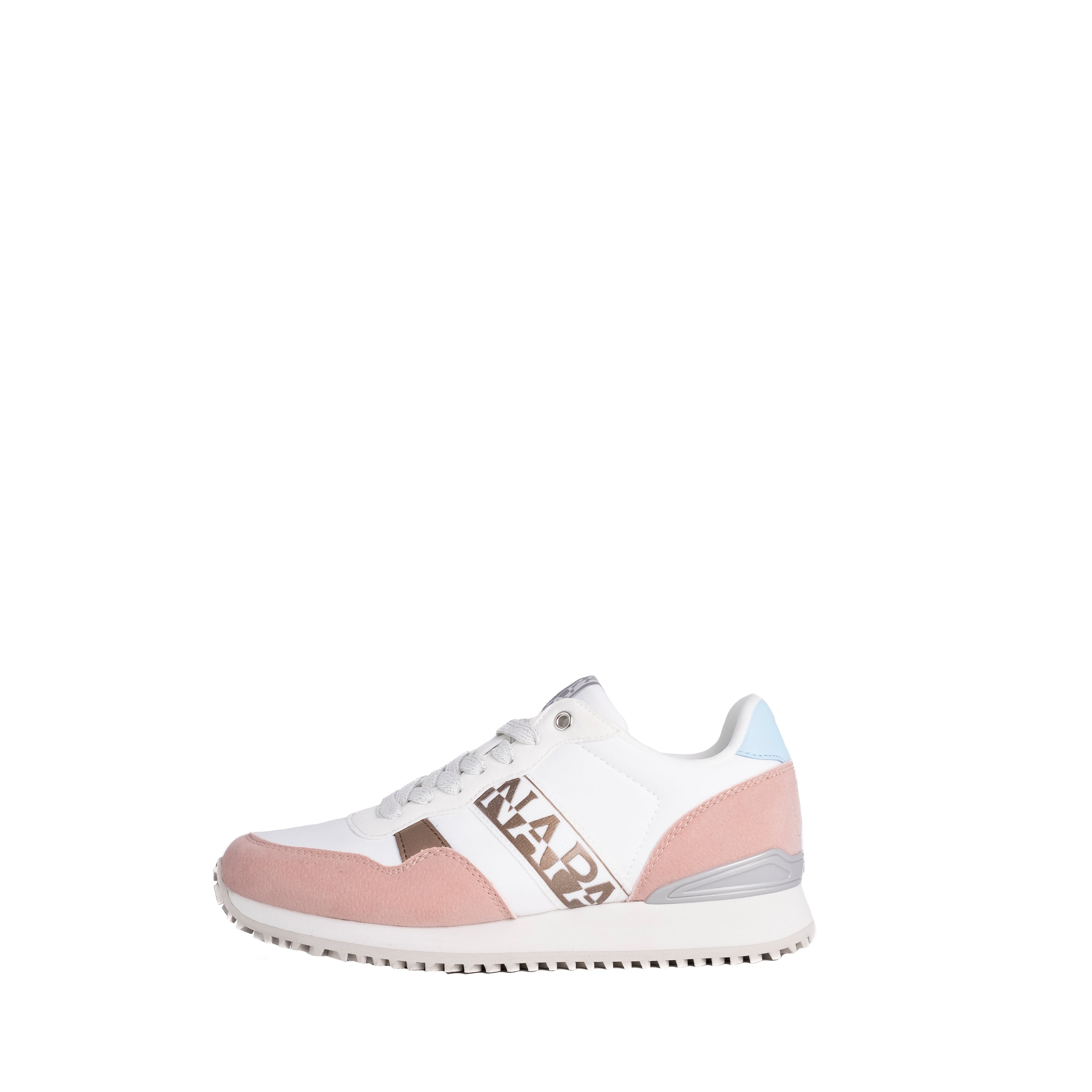 Napapijri Damen Astra Sneakers Weiß und Pink