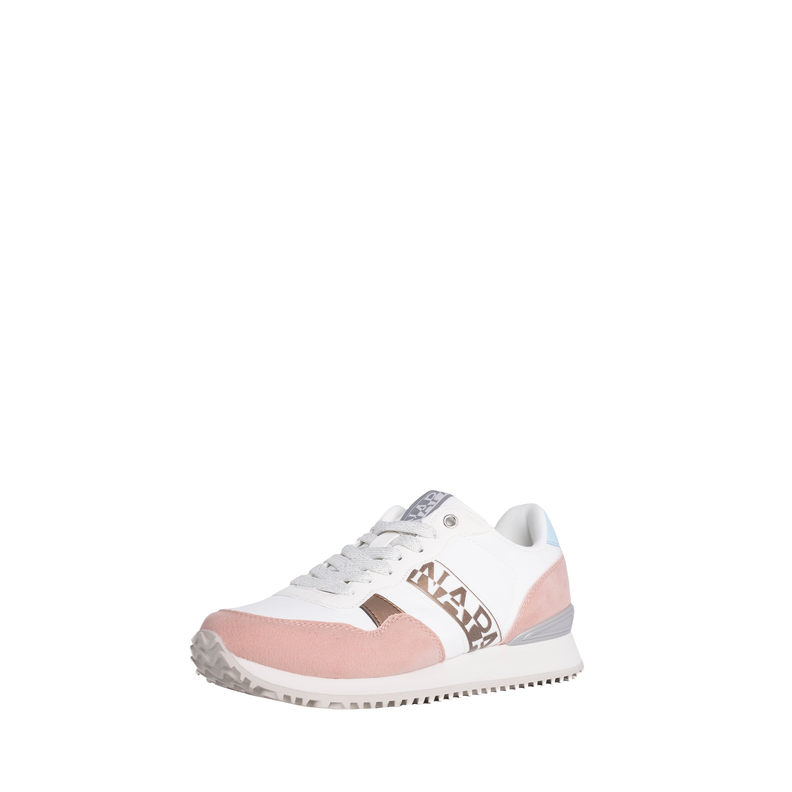 Napapijri Damen Astra Sneakers Weiß und Pink