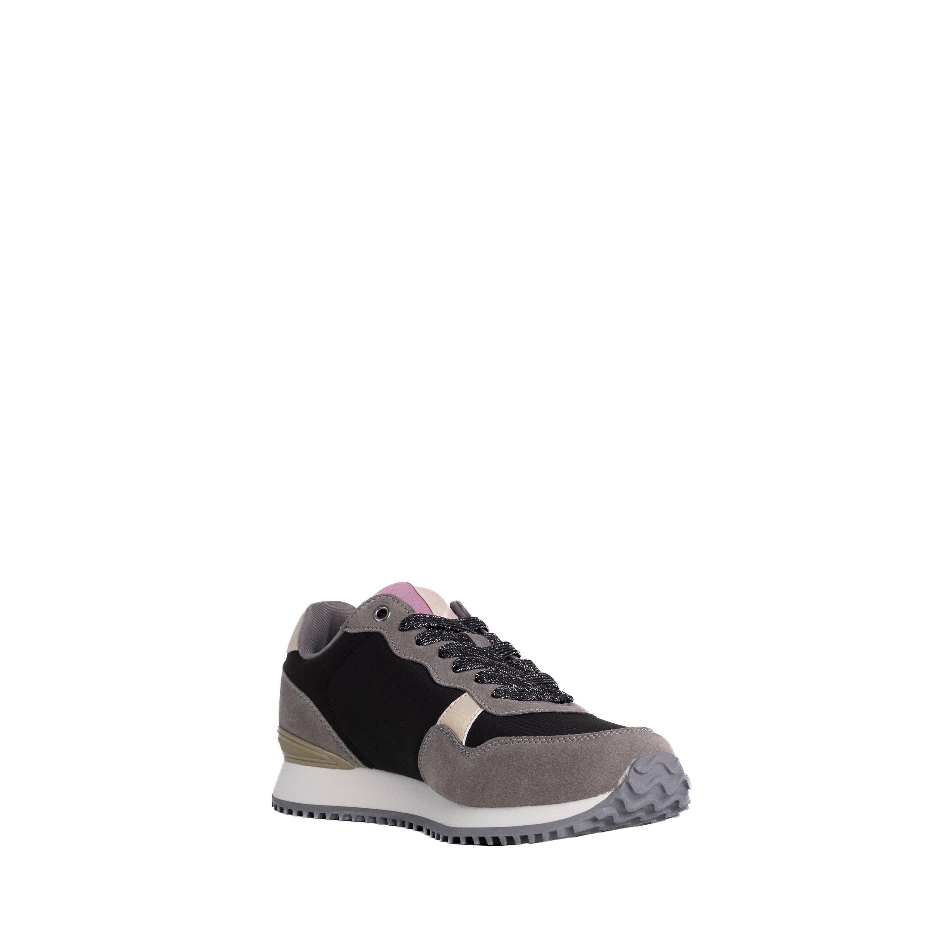 Napapijri Damen Astra Sneakers Schwarz und Grau