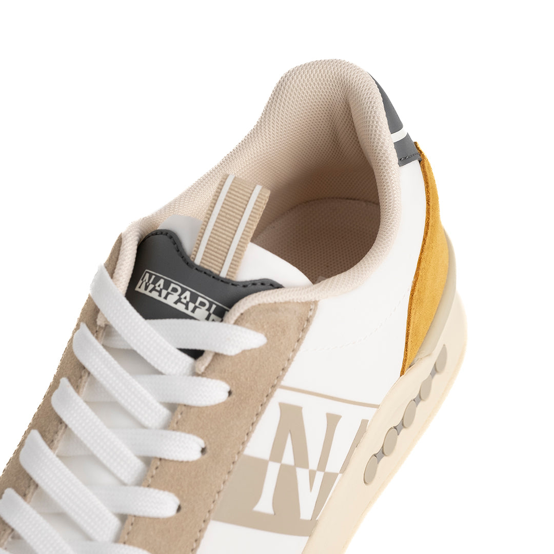 Napapijri Uomo Sneakers Floden Bianca e Beige