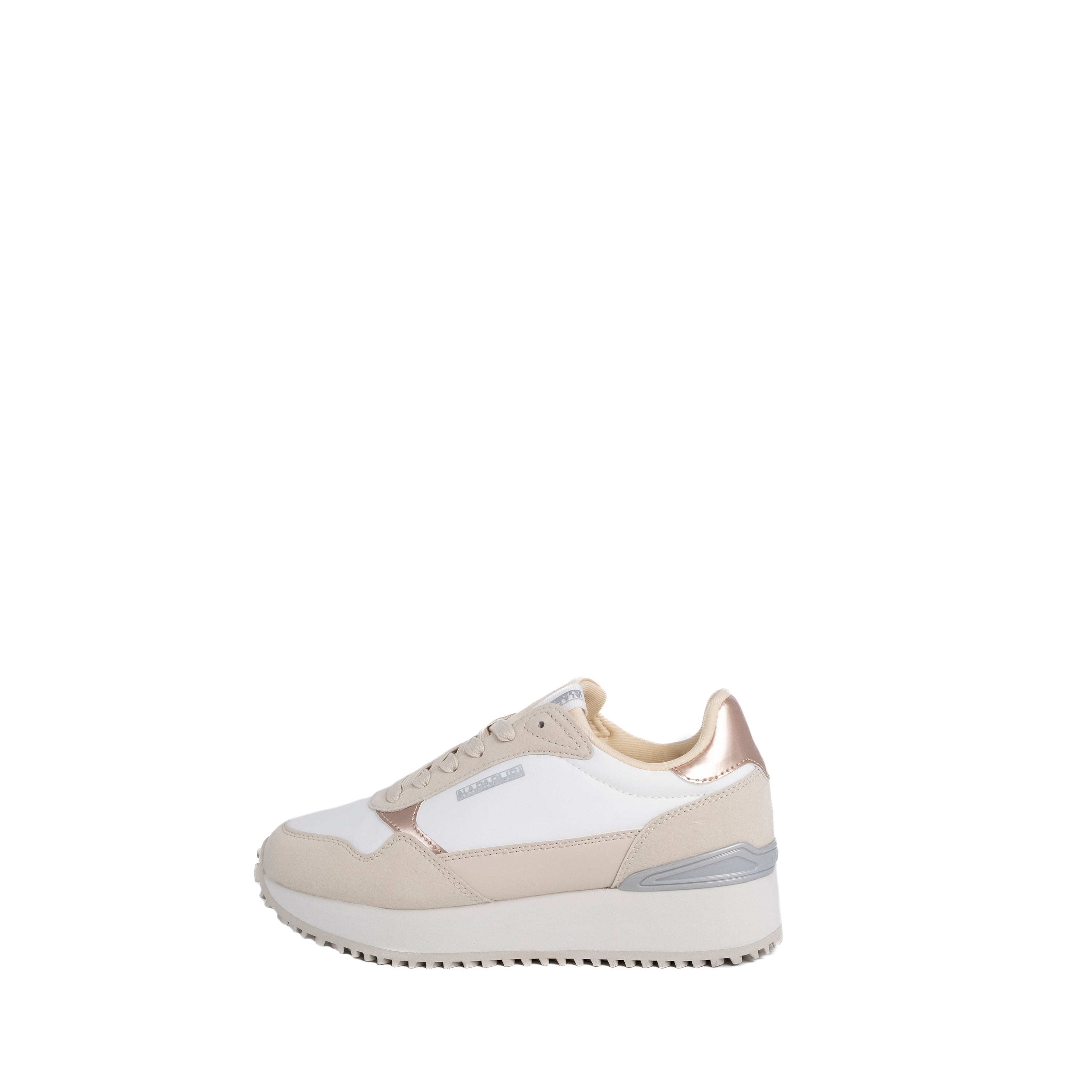 Napapijri Donna Sneakers Astra Platform Bianco e Beige