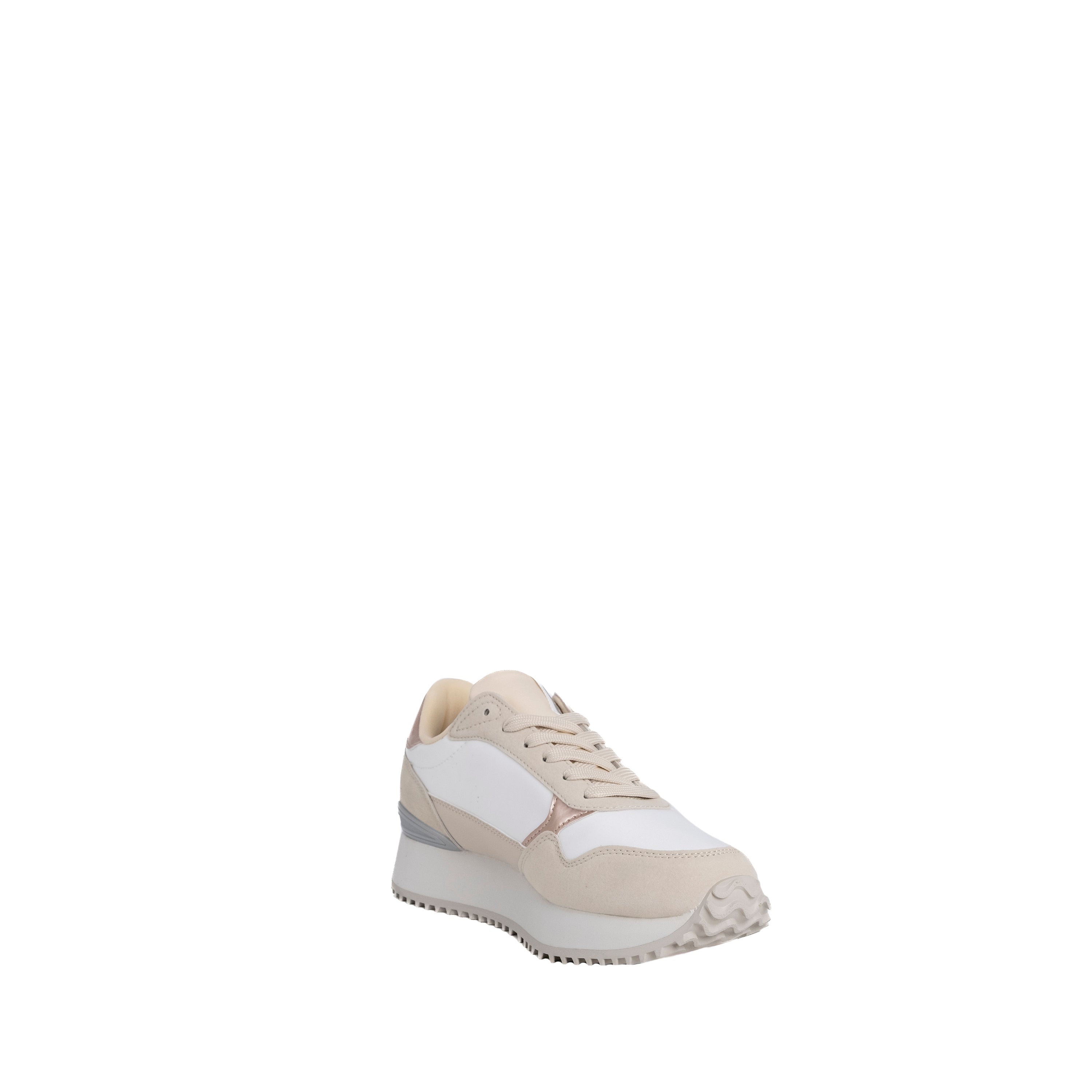 Napapijri Donna Sneakers Astra Platform Bianco e Beige