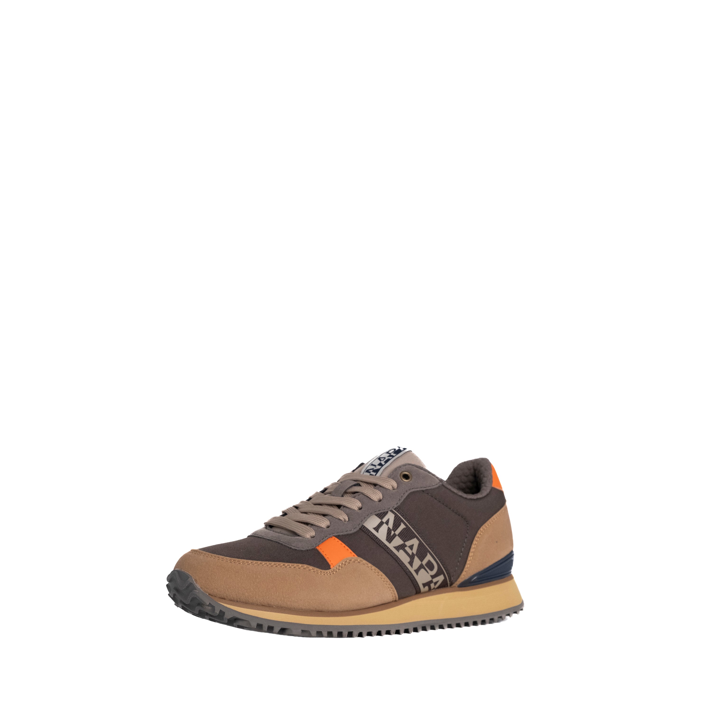 Napapijri Herren-Sneaker Cosmos aus braunem und grauem Nylon