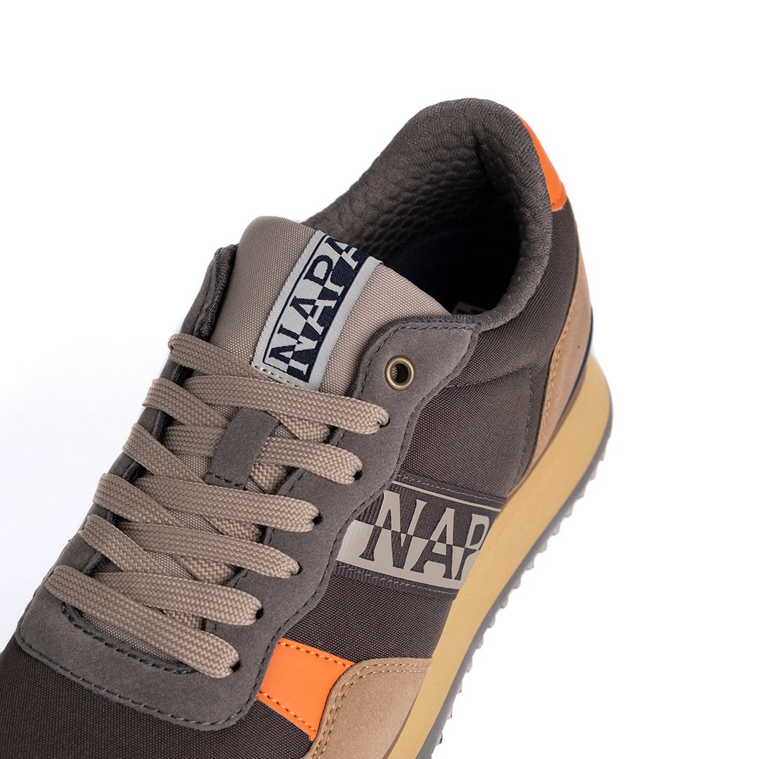 Napapijri Herren-Sneaker Cosmos aus braunem und grauem Nylon