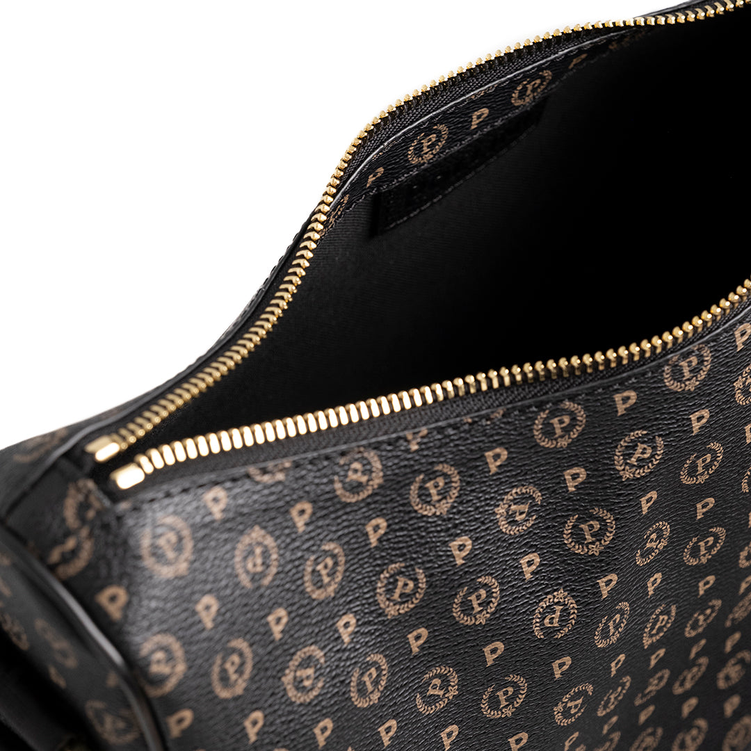 Pollini Borsa a Spalla Heritage Hobo Nero