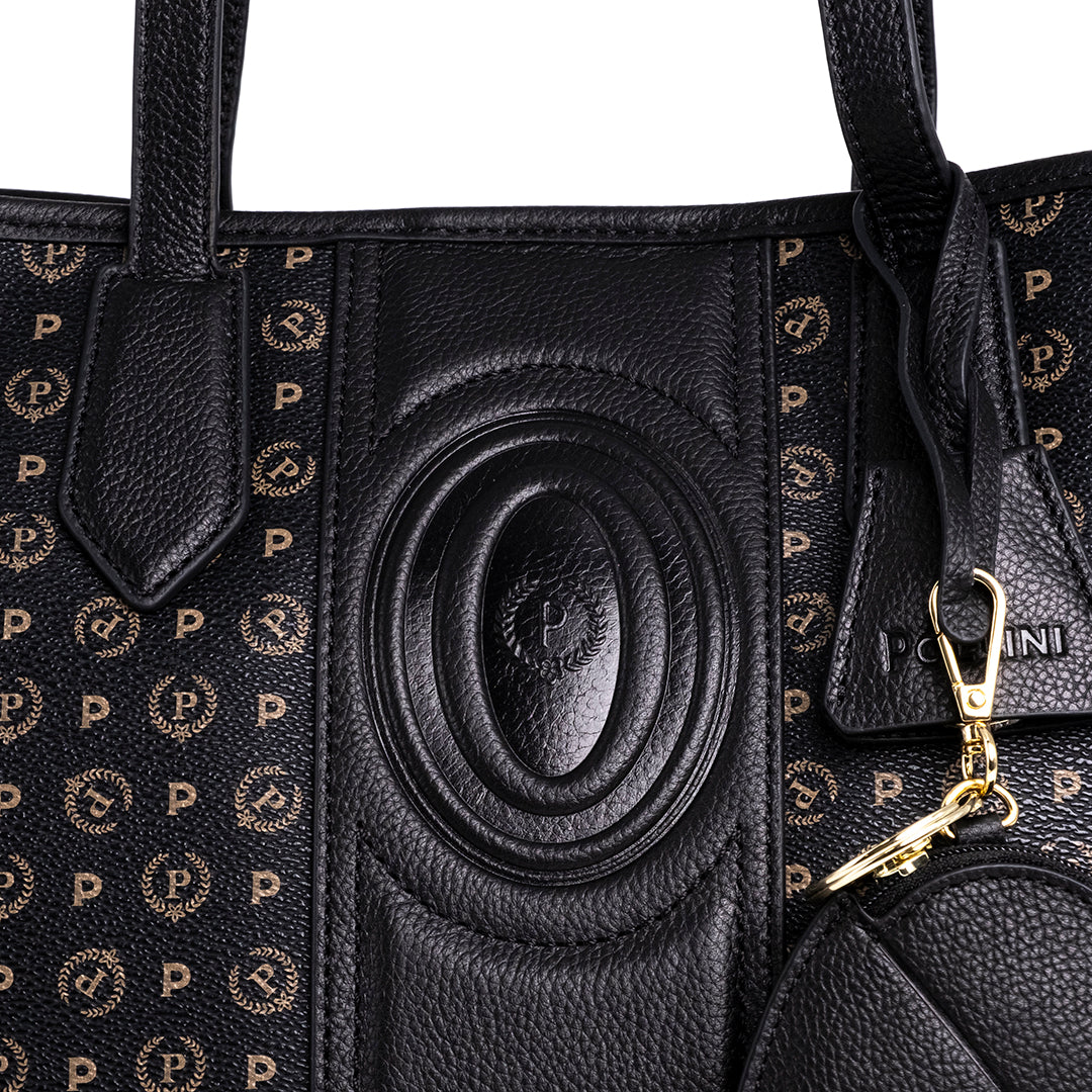 Pollini 70th Anniversary Handtasche Schwarz