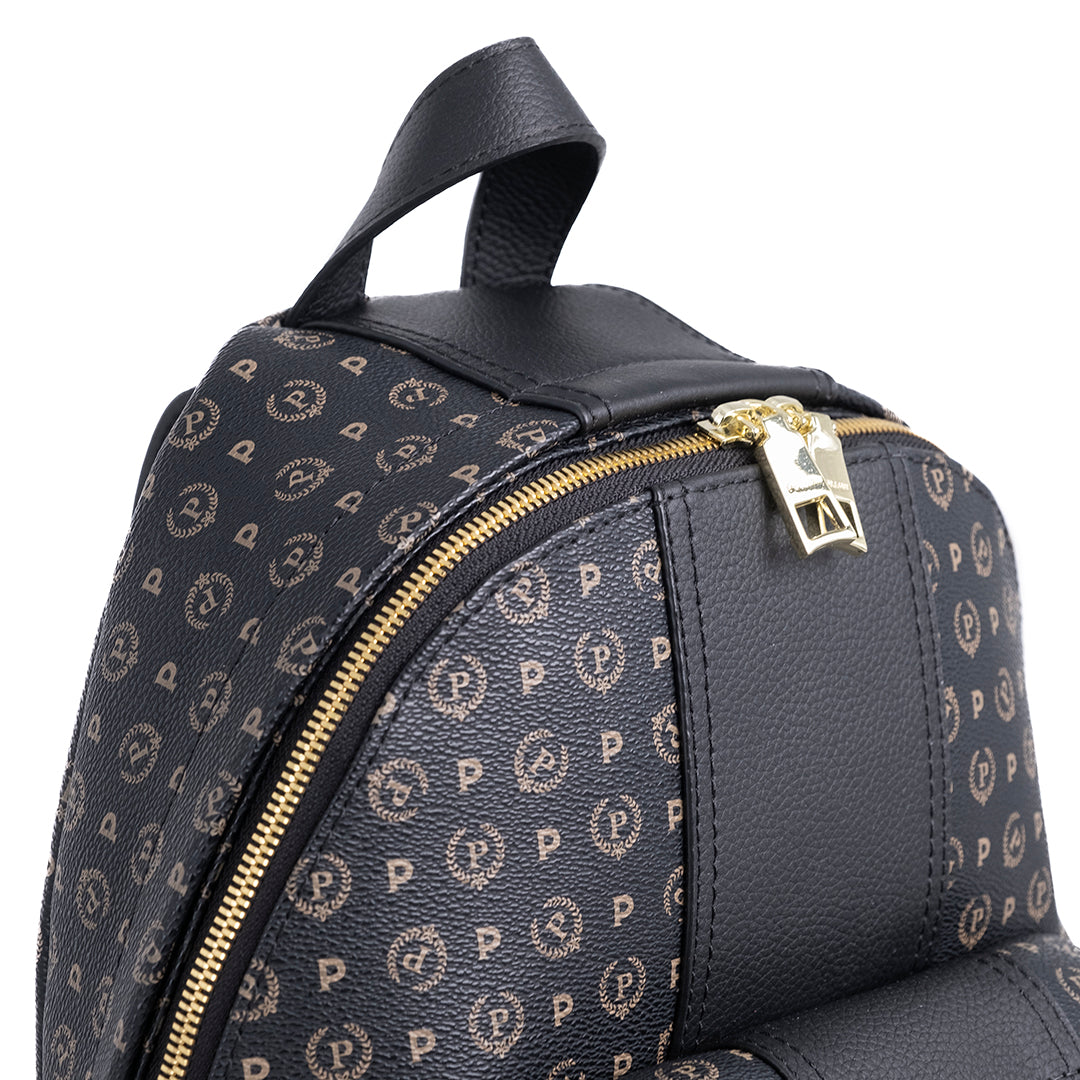 Pollini Zaino Heritage con Stampa 70°Anniversario Nero