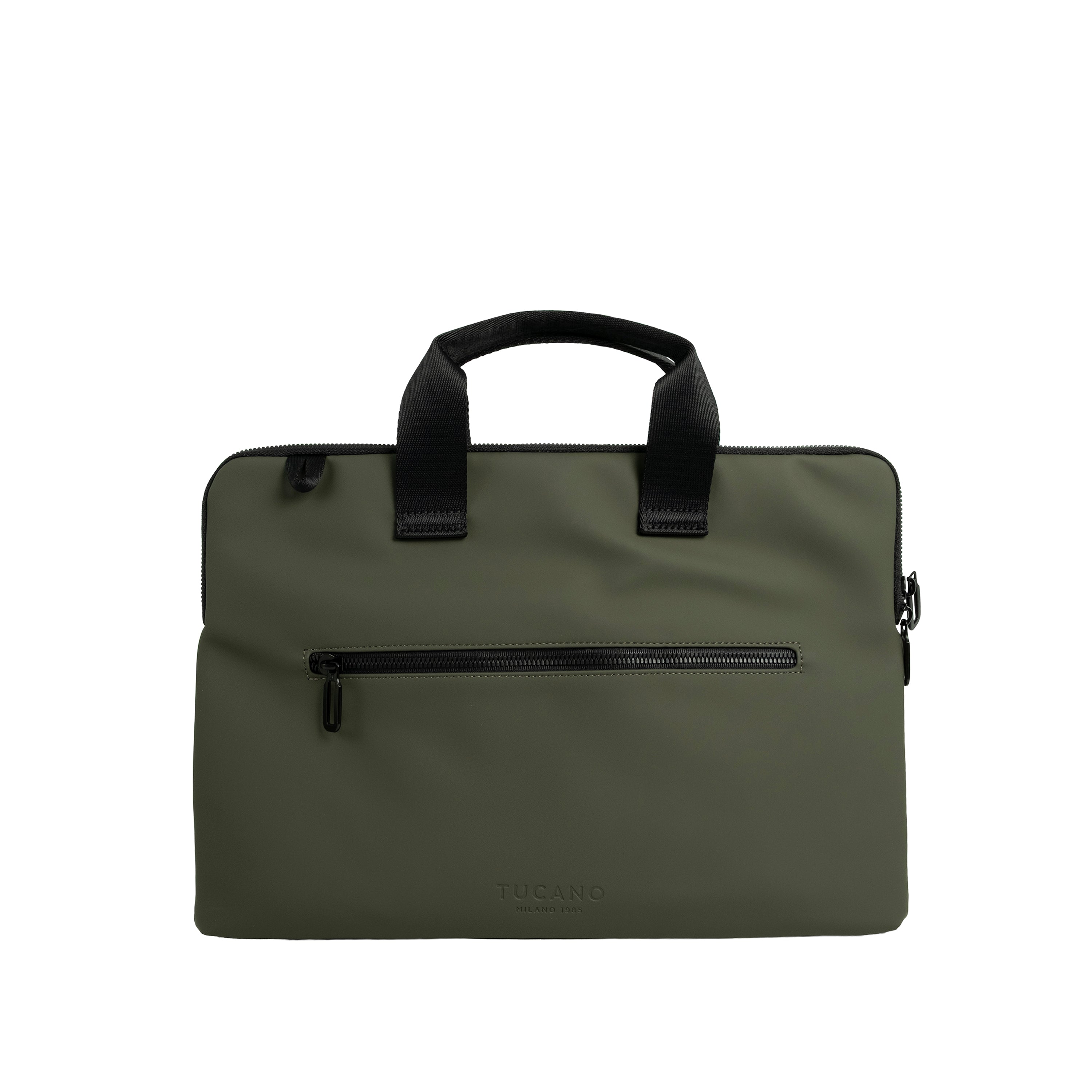 Tucano Borsa Gommo Superslim 15.6" Verde Militare