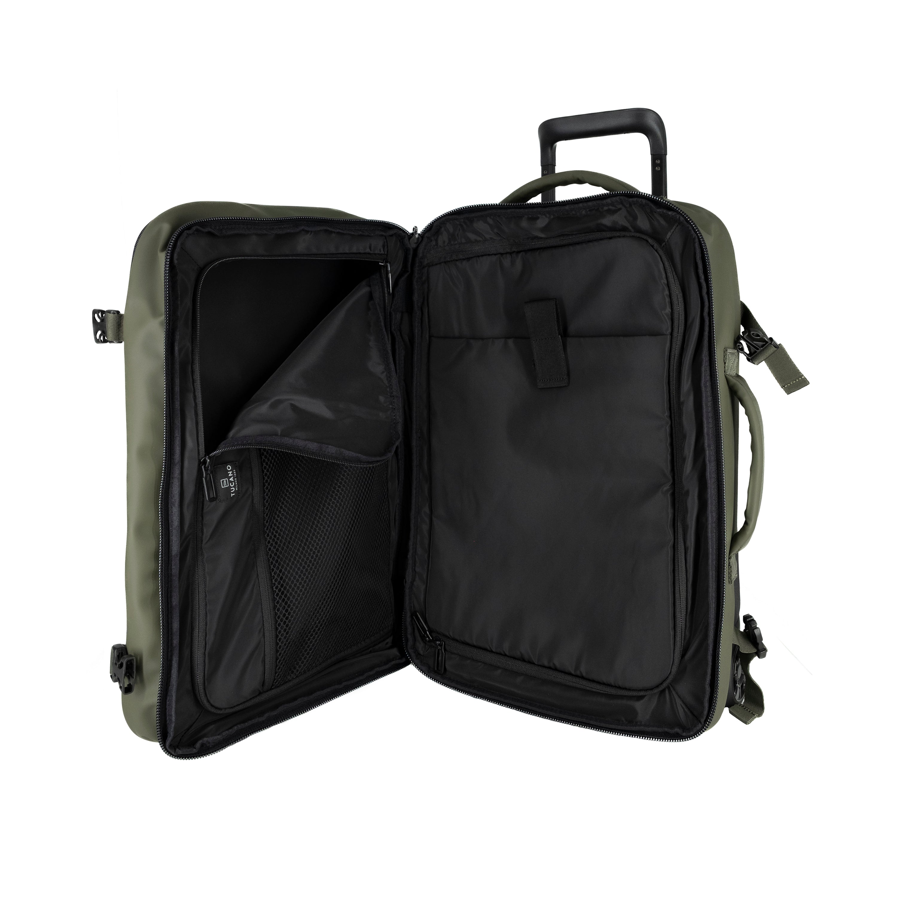 Tucano Trolley Gommo Soft Small Verde Militare