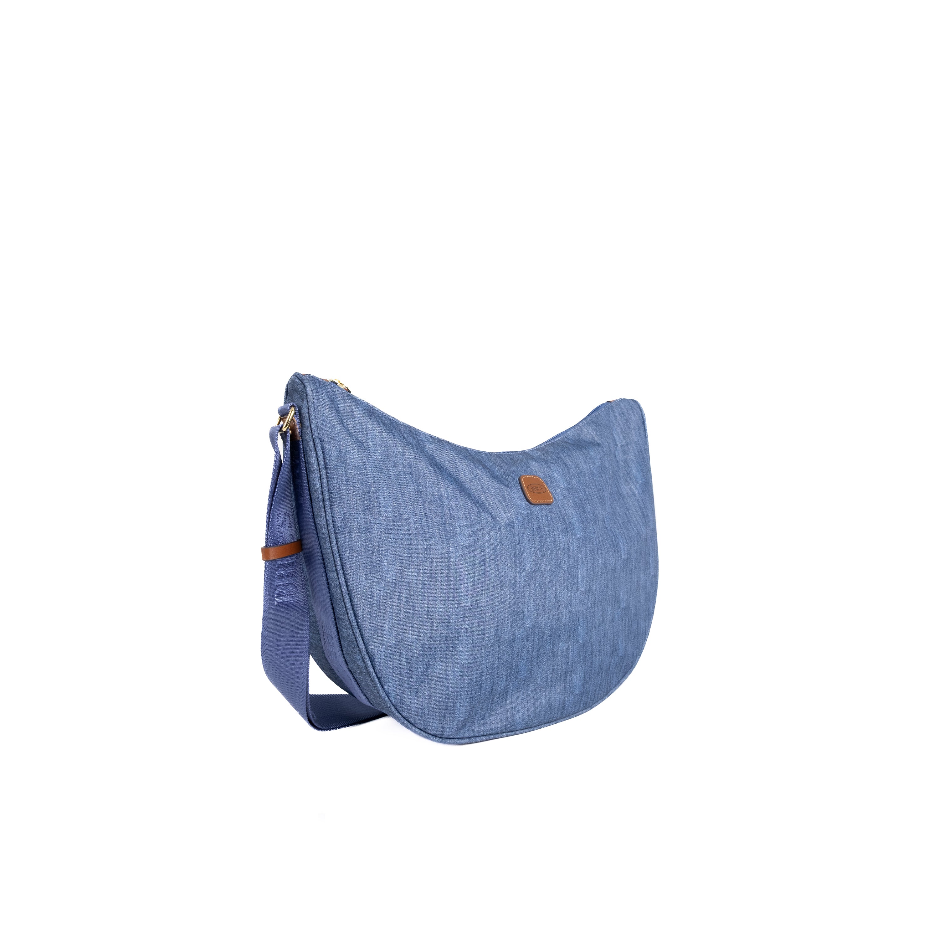X-Bag Half Moon Umhängetasche Groß Denim