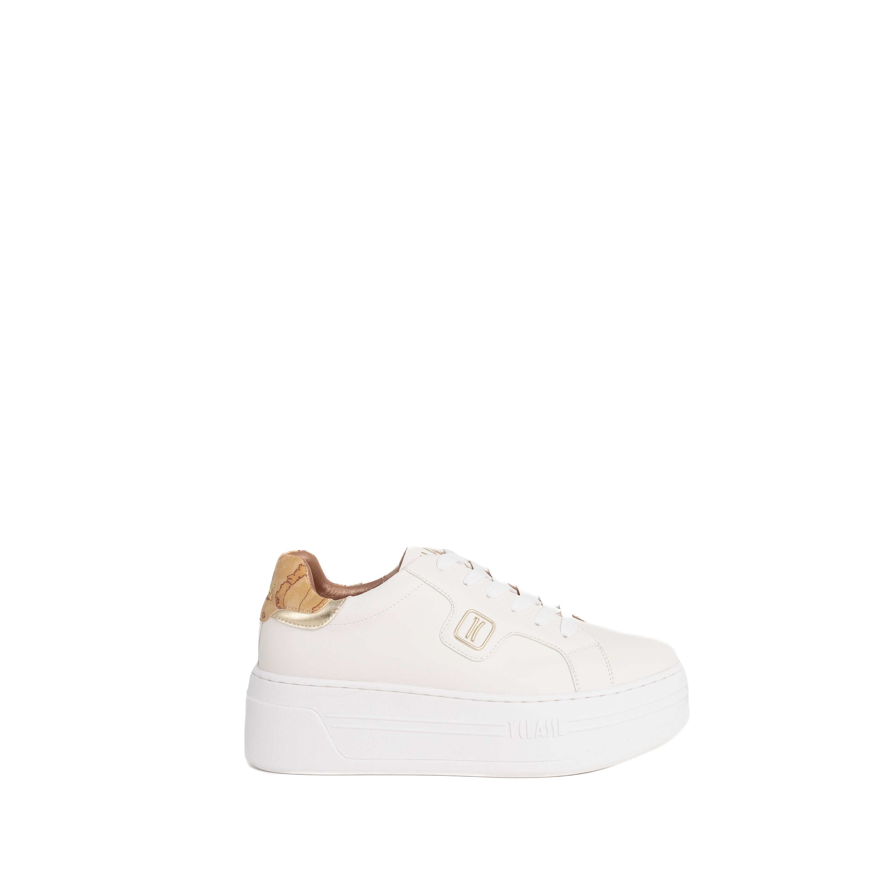 Alviero Martini Prima Classe Sneakers "Geo Elevate" da Donna Bianca