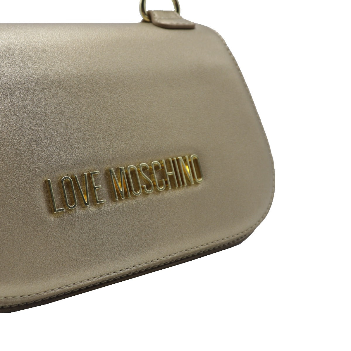 Love Moschino Handbag with Gold Shoulder Strap