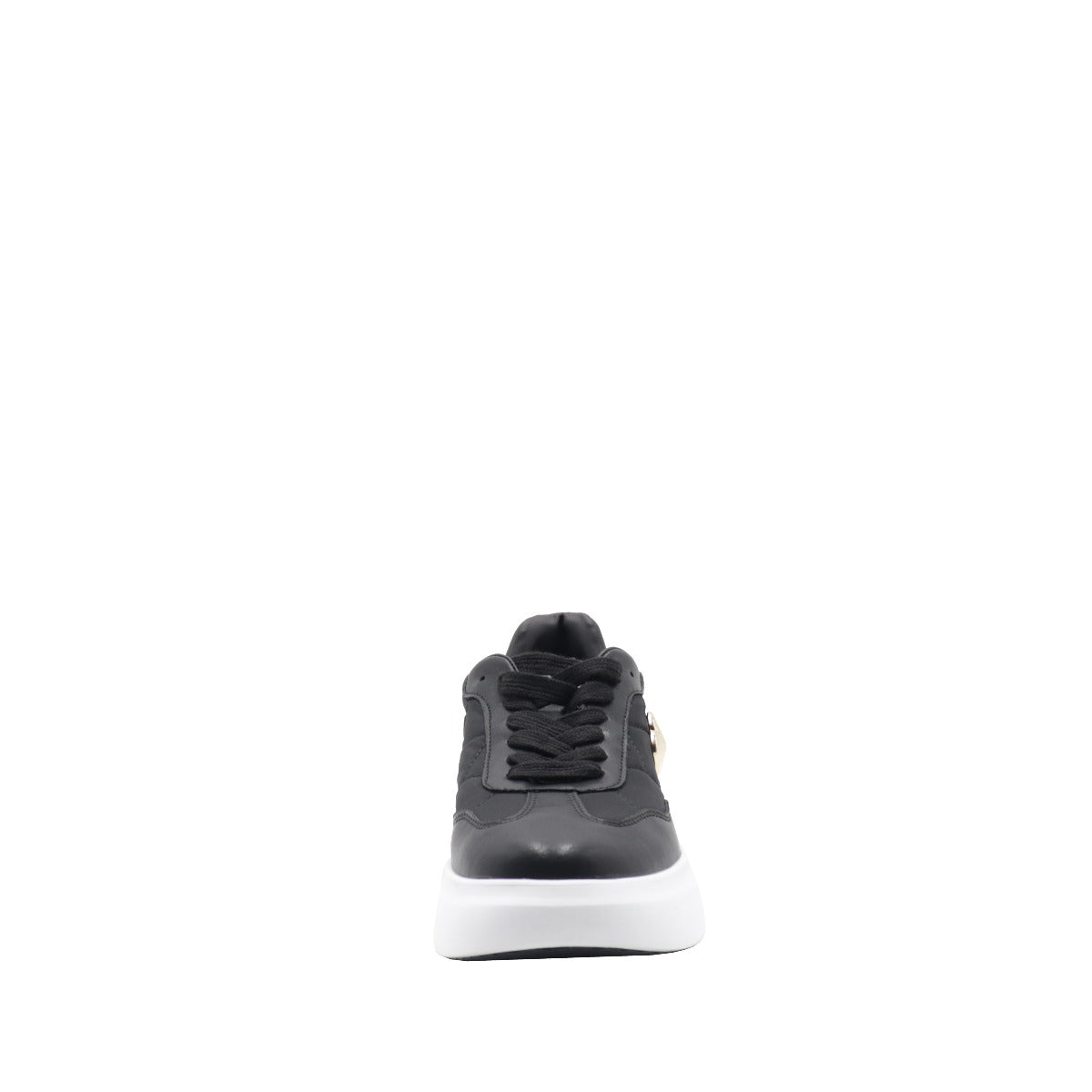 Love Moschino Women's Sneakers Black Calfskin and Nylon