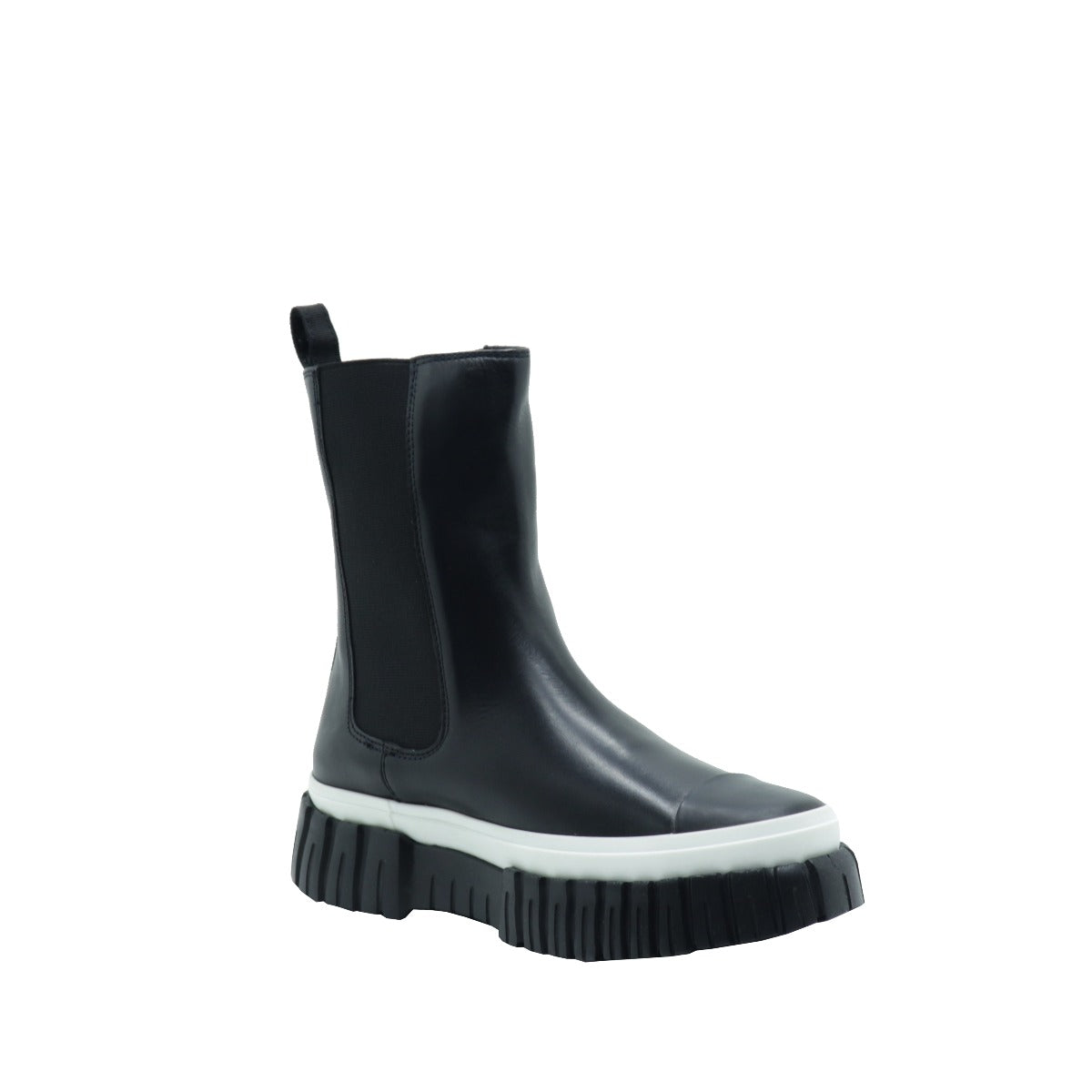 Love Moschino Stivaletto Donna Vitello Nero Bianco