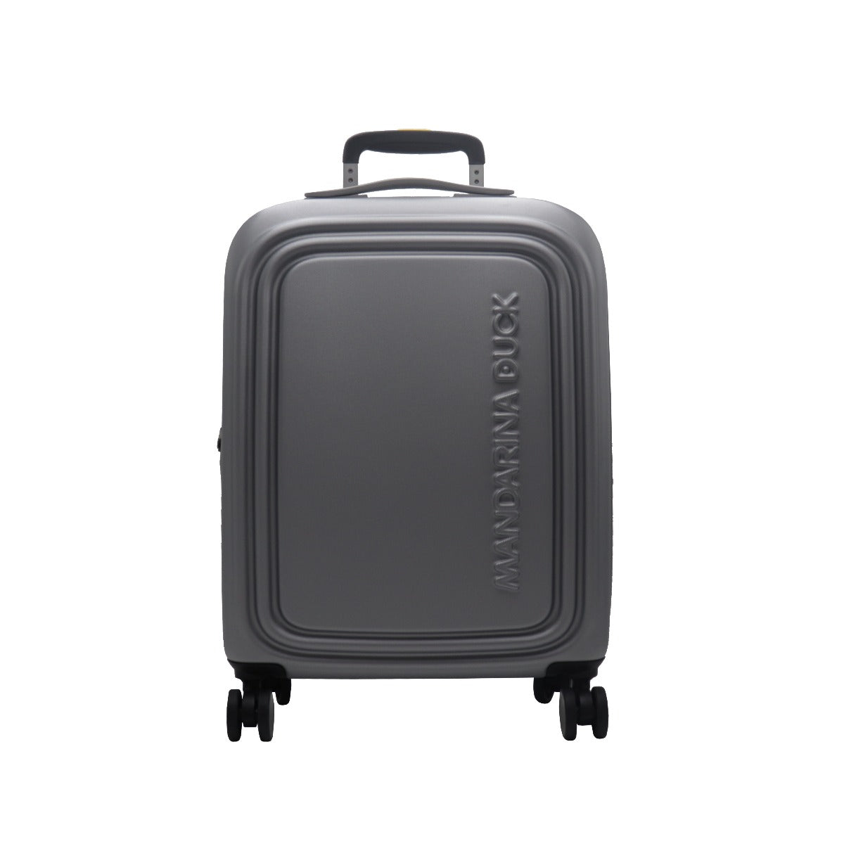 Mandarina Duck Trolley Cabin "Global" Espandibile con Logo Duck Argento (32,5/36,5 l)