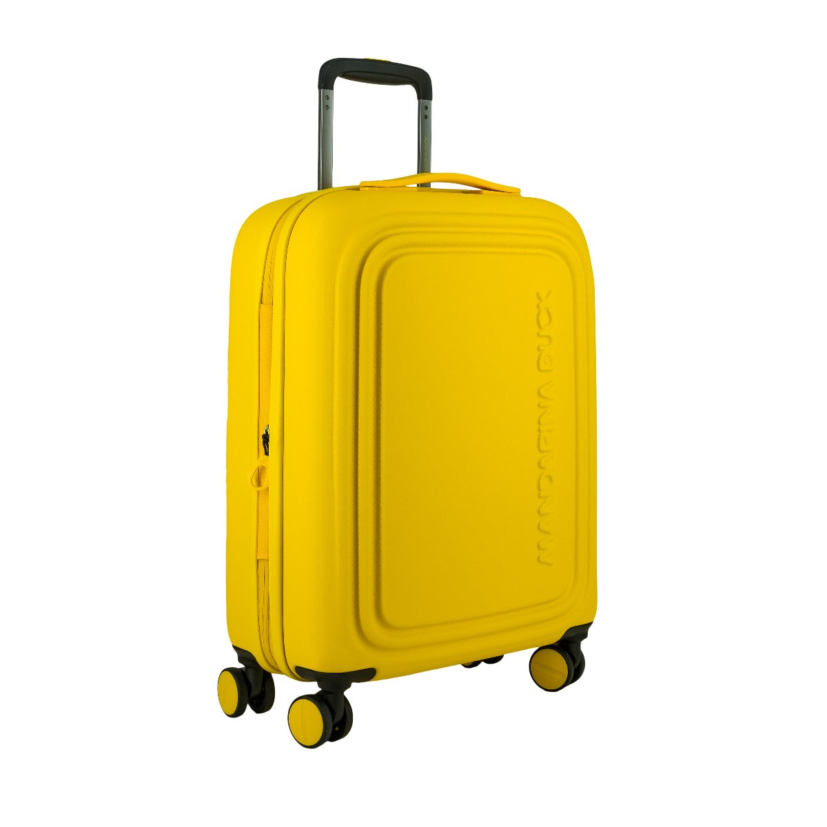 Mandarina Duck Trolley Cabin "Global" Espandibile con Logo Duck Giallo (32,5/36,5 l)