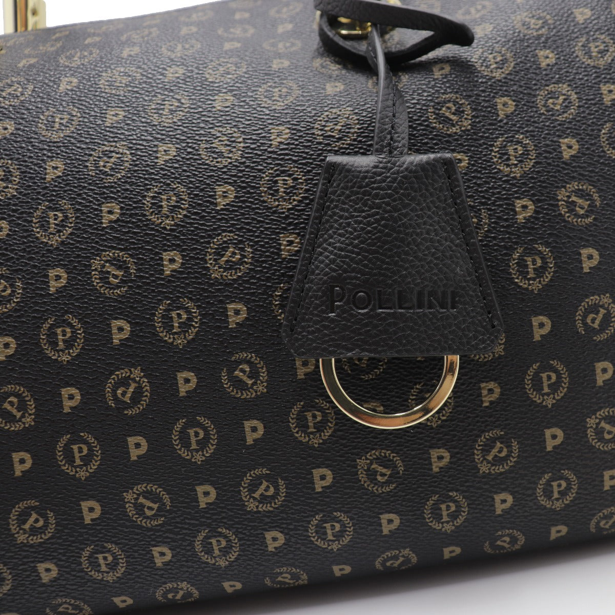 Pollini-Bauletto-Con-Tracolla-Stampa-Monogram-Nero-TE8411PP02Q1100A