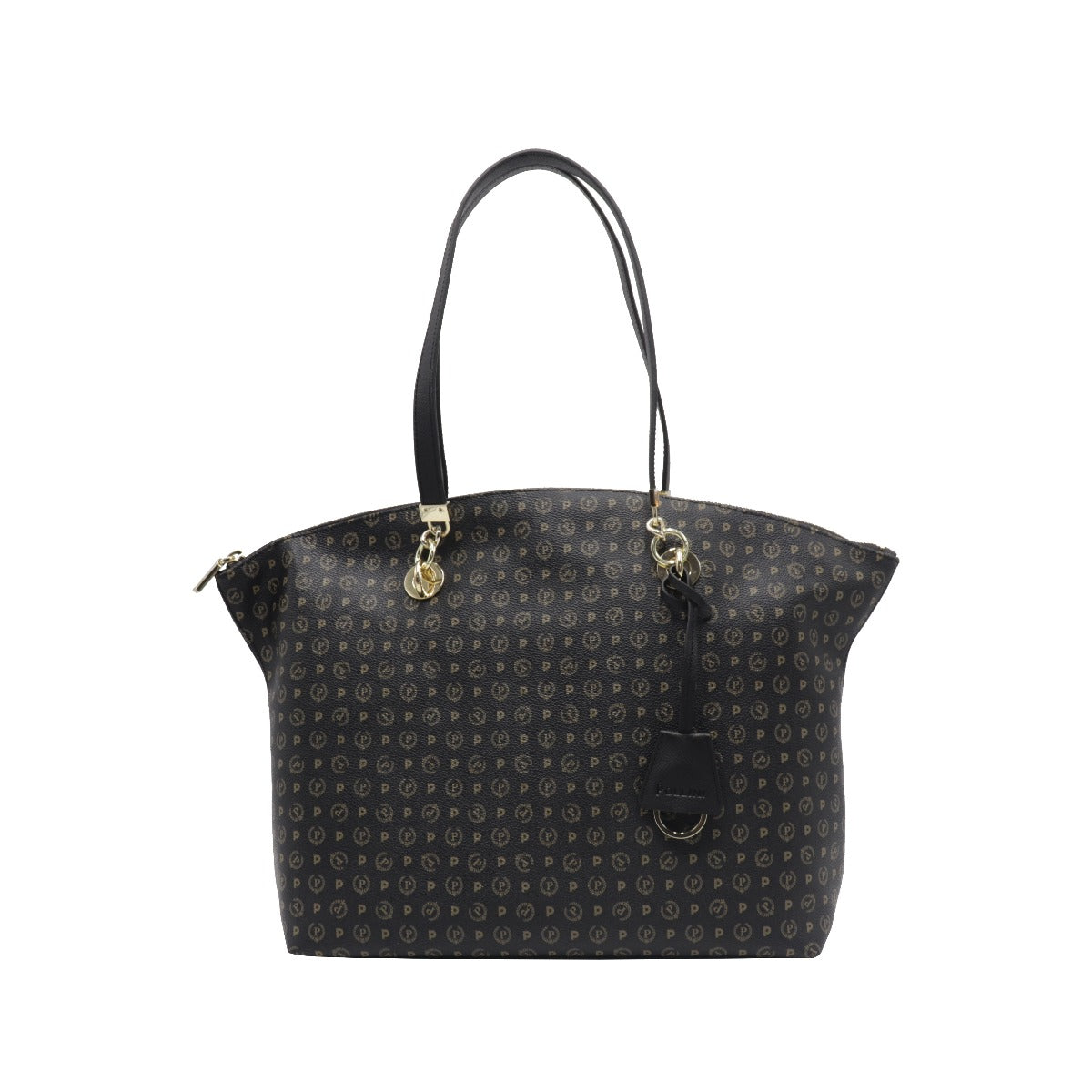 Pollini-Borsa-A-Spalla-Manici-Intercambiabili-Stampa-Monogram-Nero-TE8408PP02Q1100A  (14966929) (16103259)