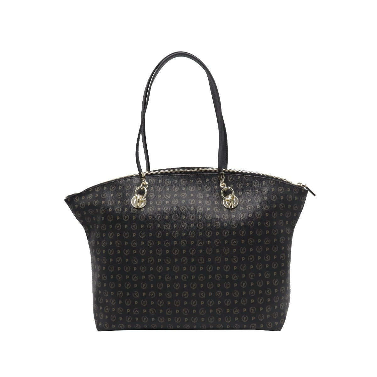 Pollini-Borsa-A-Spalla-Manici-Intercambiabili-Stampa-Monogram-Nero-TE8408PP02Q1100A  (14966932) (16103262)