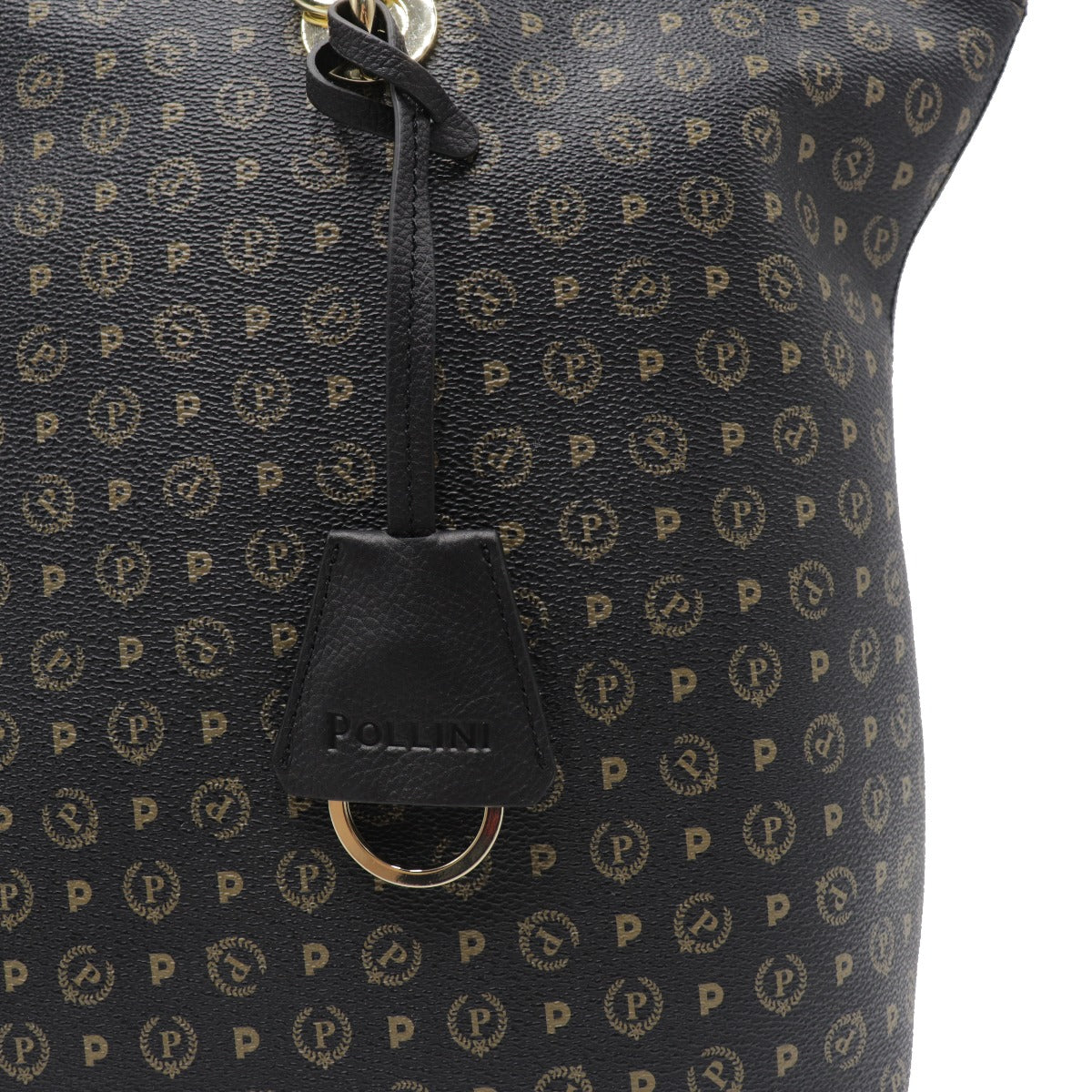 Pollini-Borsa-A-Spalla-Manici-Intercambiabili-Stampa-Monogram-Nero-TE8408PP02Q1100A  (14966933) (16103263)